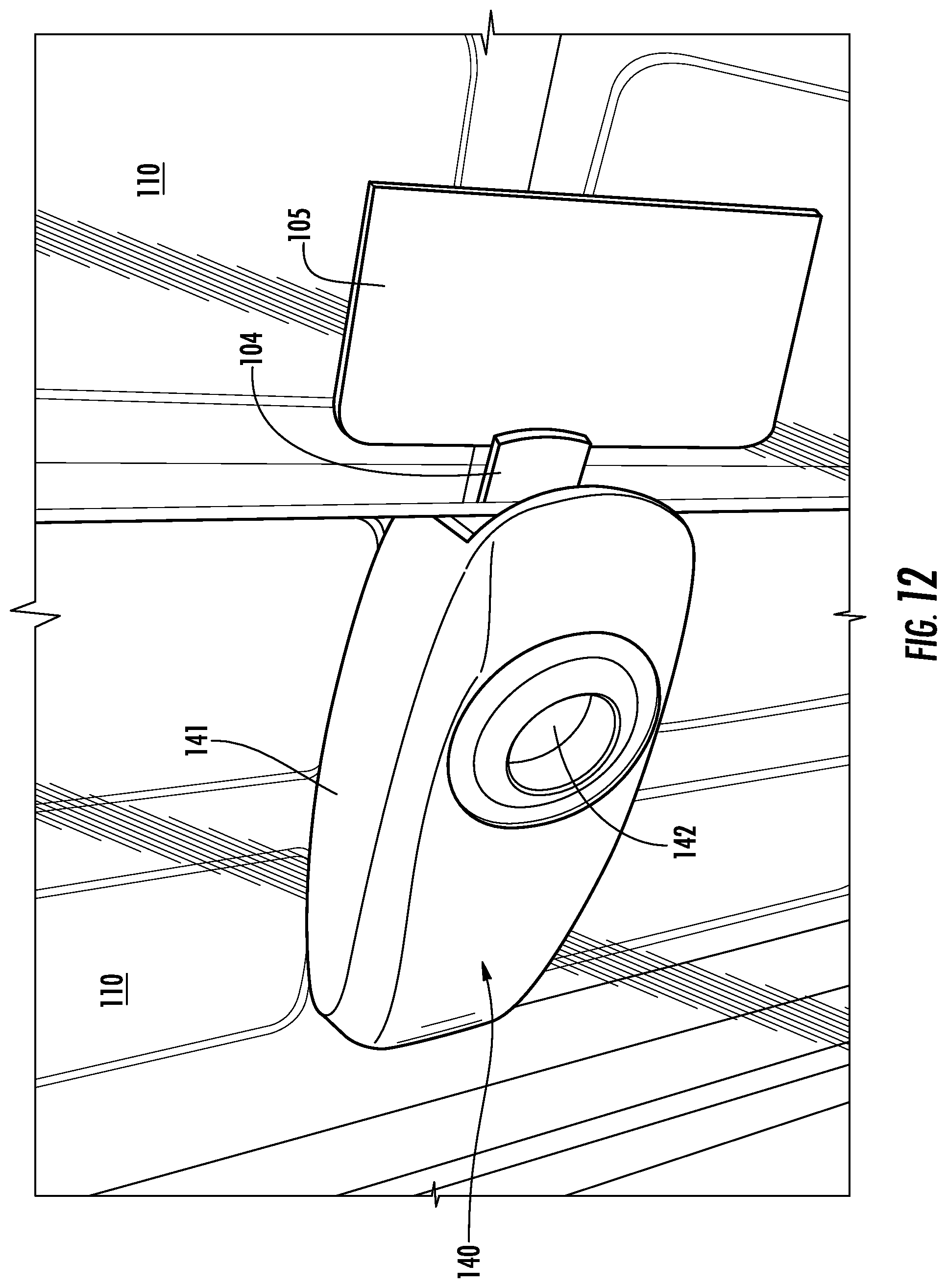 Patent US12414248 Figure 14 – Electronic locks for server racks