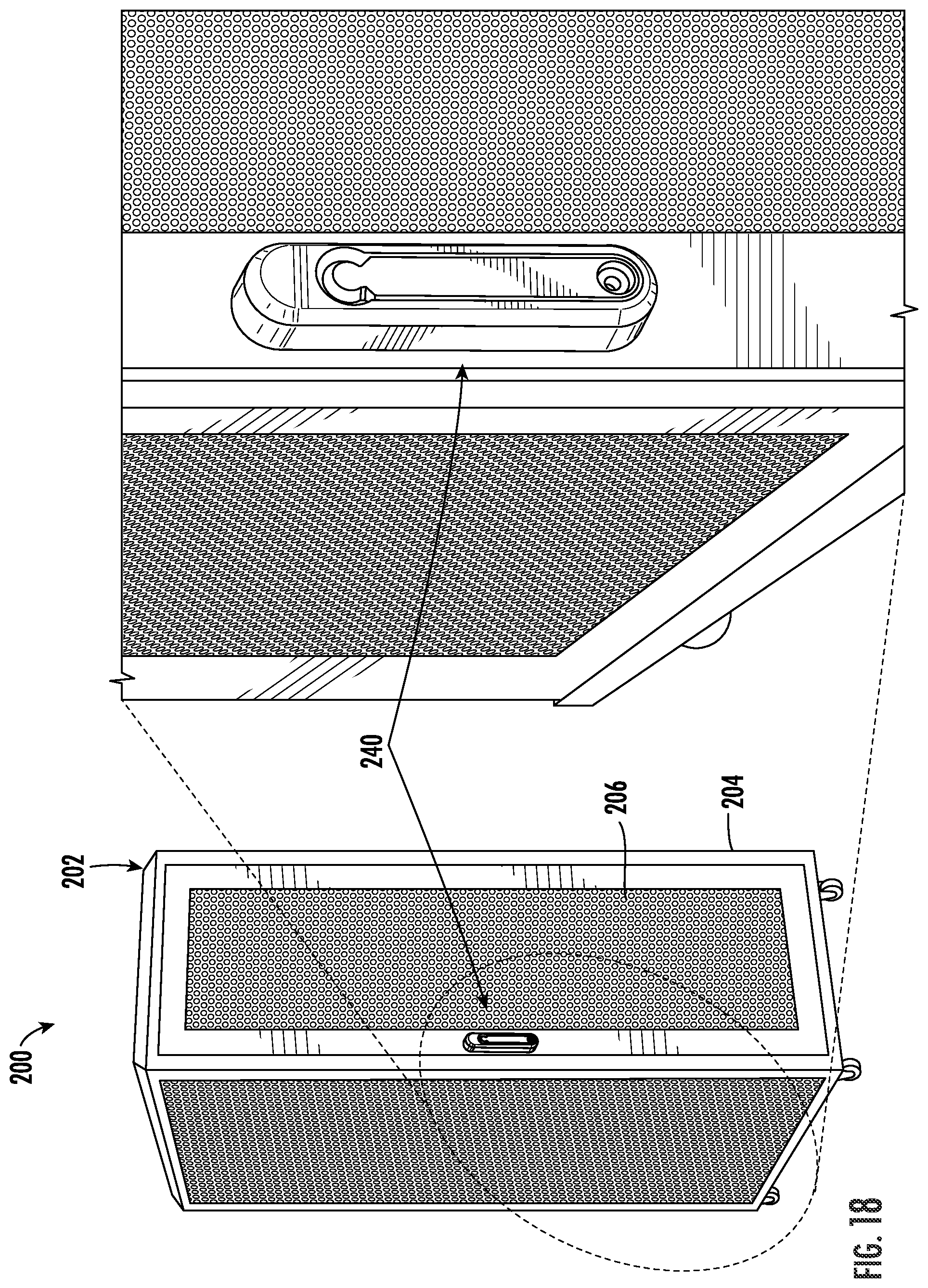 Patent US12414248 Figure 20 – Electronic locks for server racks
