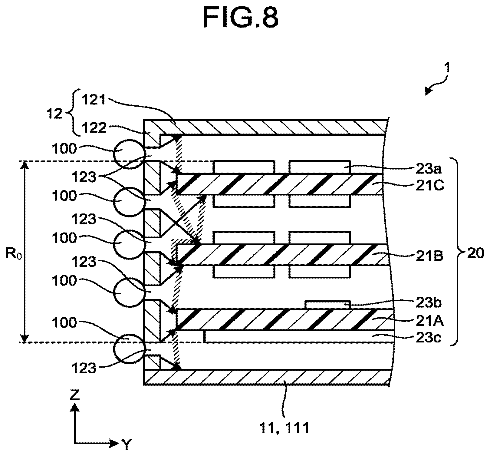 Patent US12414250 Figure 8 – Electronic apparatus
