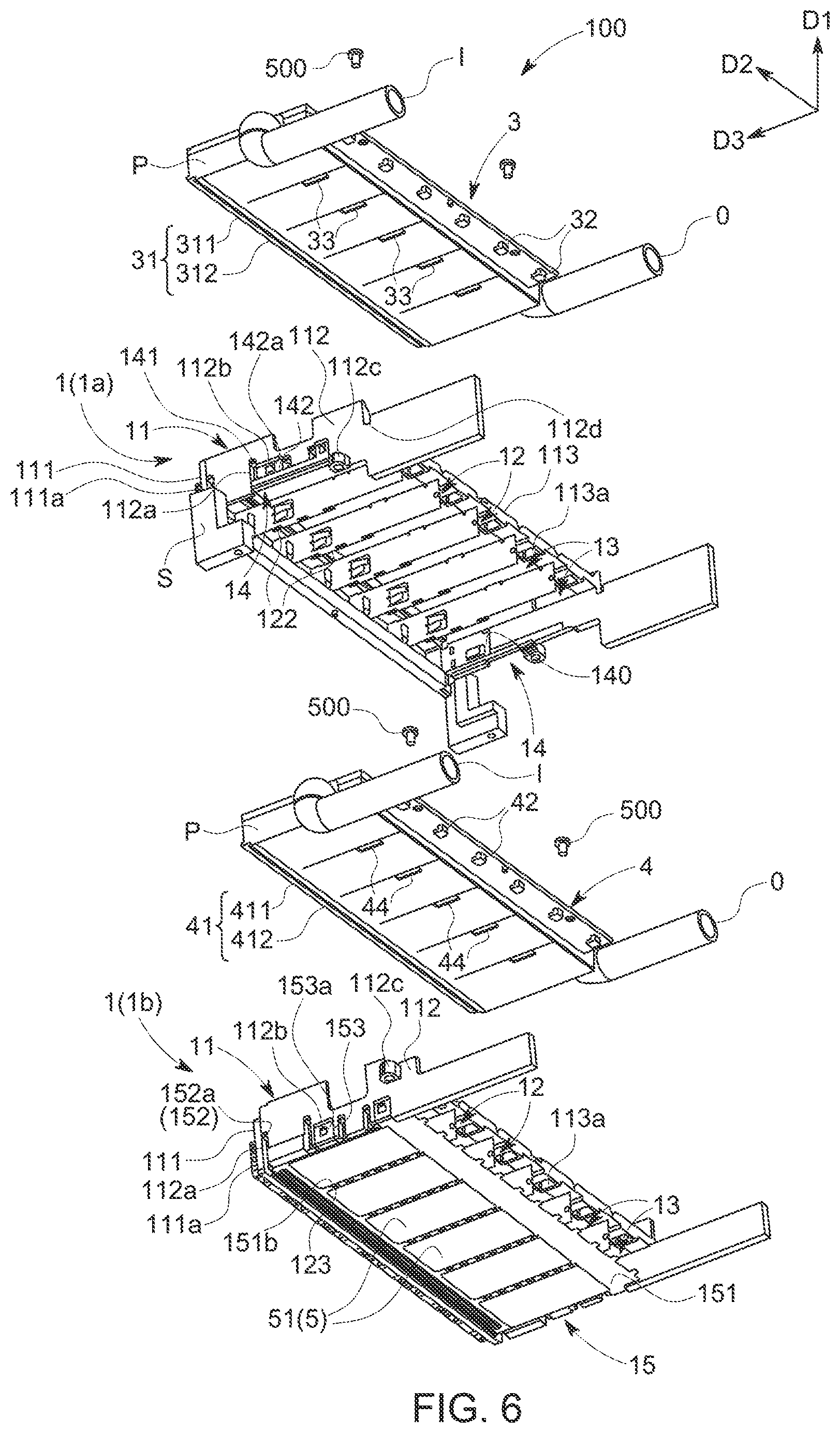 Patent US12414263 Figure 6 – Cooling tray connector assembly