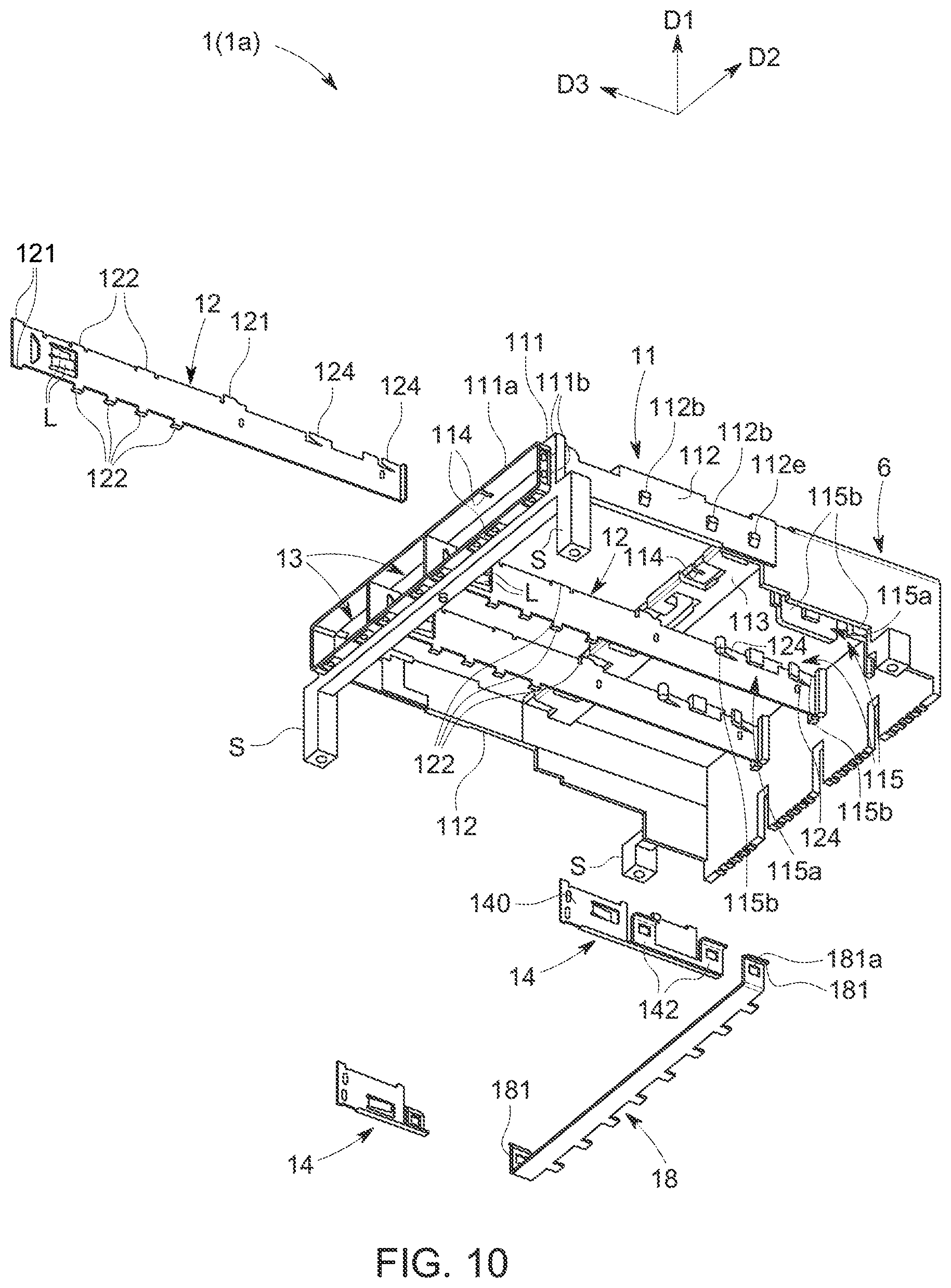 Patent US12414263 Figure 10 – Cooling tray connector assembly