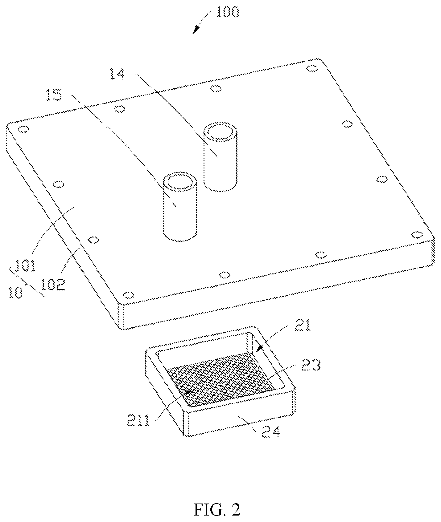 Patent US12414266 Figure 2 – Cooling apparatus and electronic device