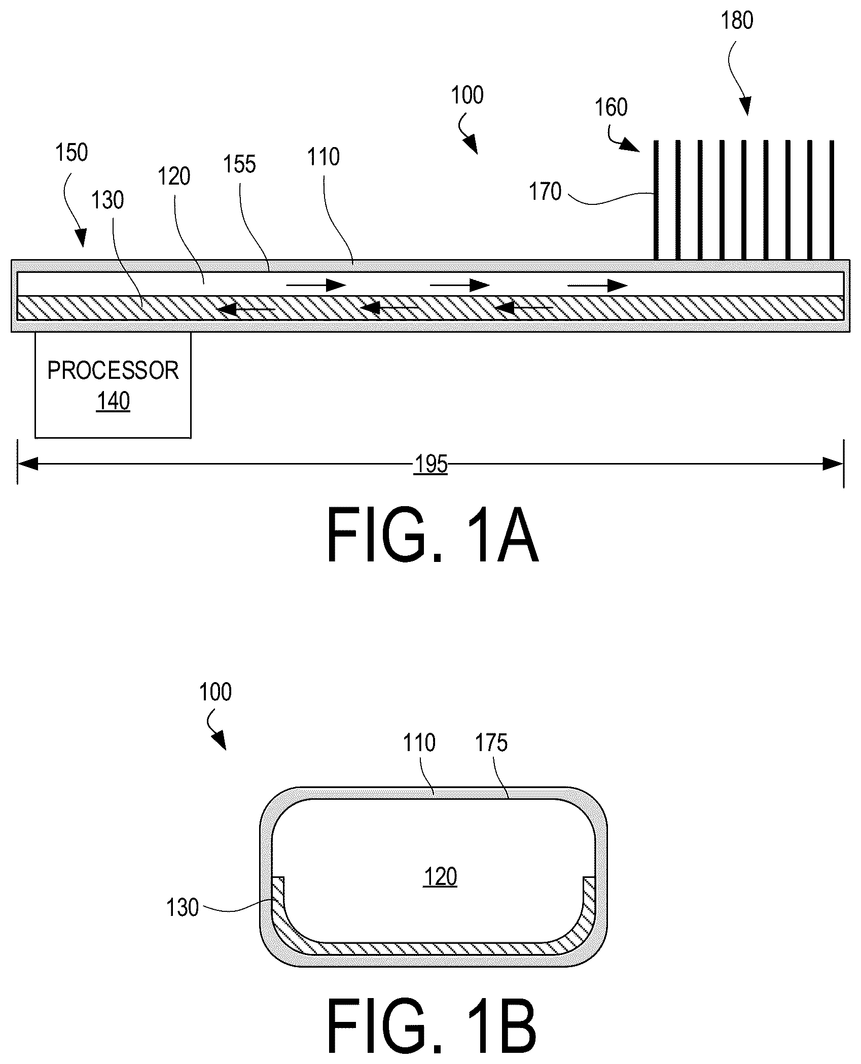 Patent US12414269 Figure 1 – Interleaved heterogeneous heat pipes with different Q max