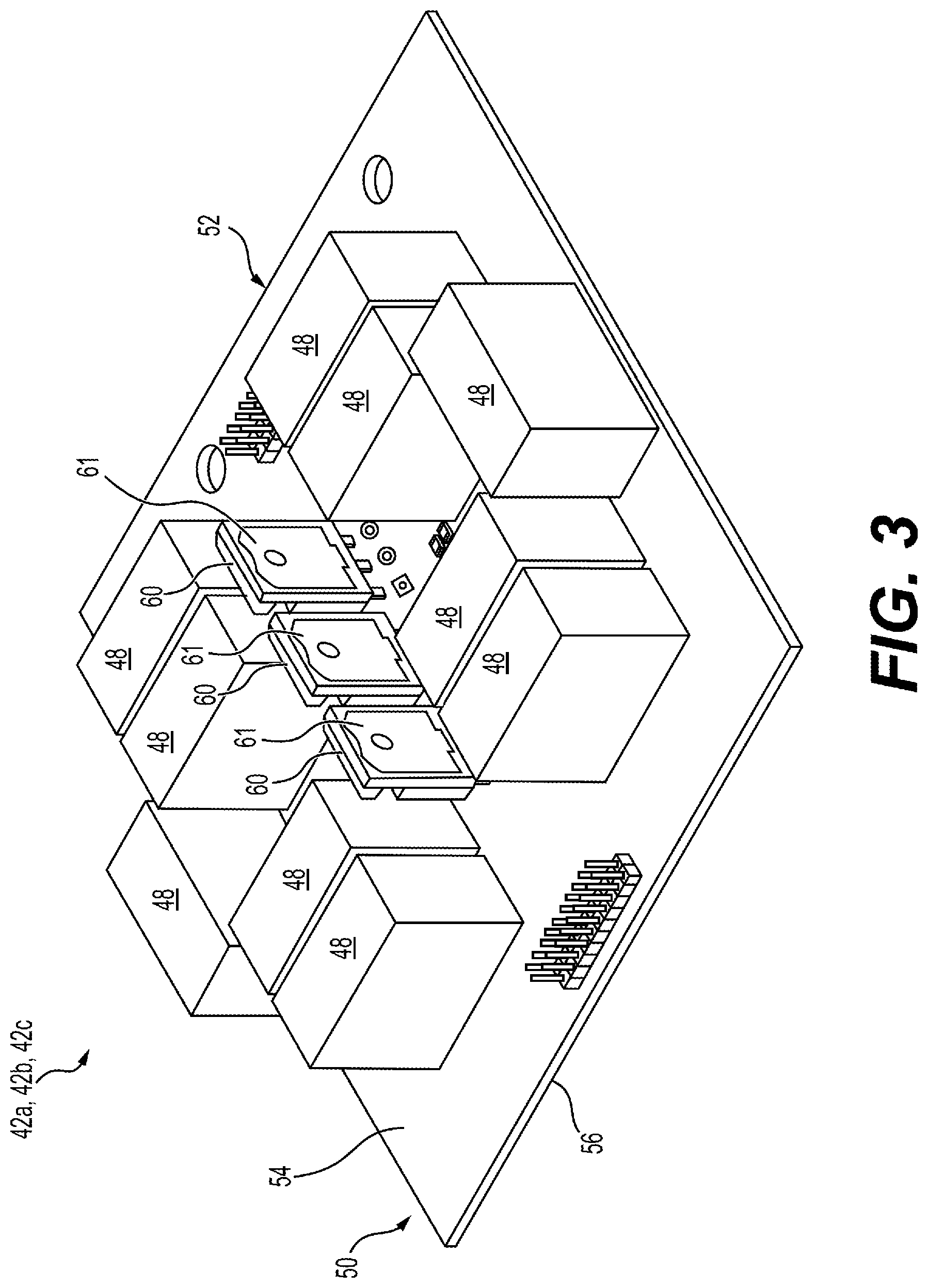 Patent US12414275 Figure 3 – Multi-purpose traction inverter bus bar system