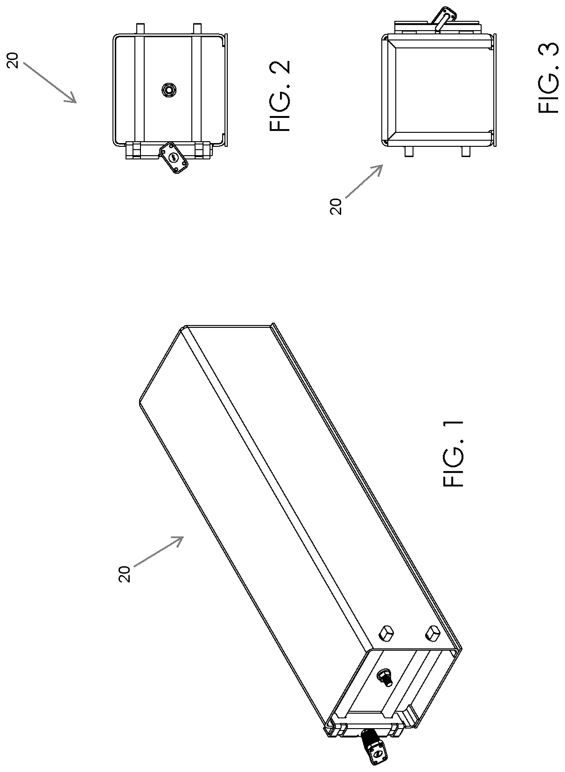 Patent US12414277 Figure 1 – Portable electromagnetic shielding enclosure having a compression hatch point of entry and associated method(s)