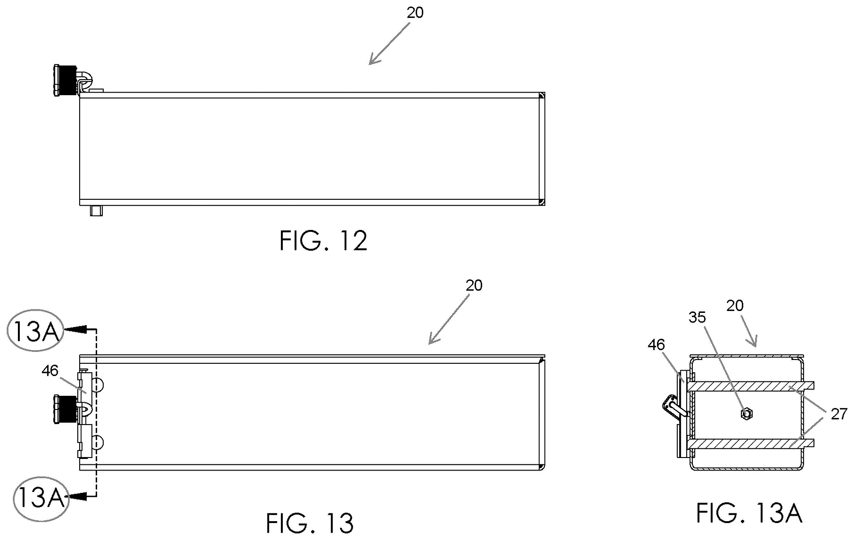 Patent US12414277 Figure 5 – Portable electromagnetic shielding enclosure having a compression hatch point of entry and associated method(s)