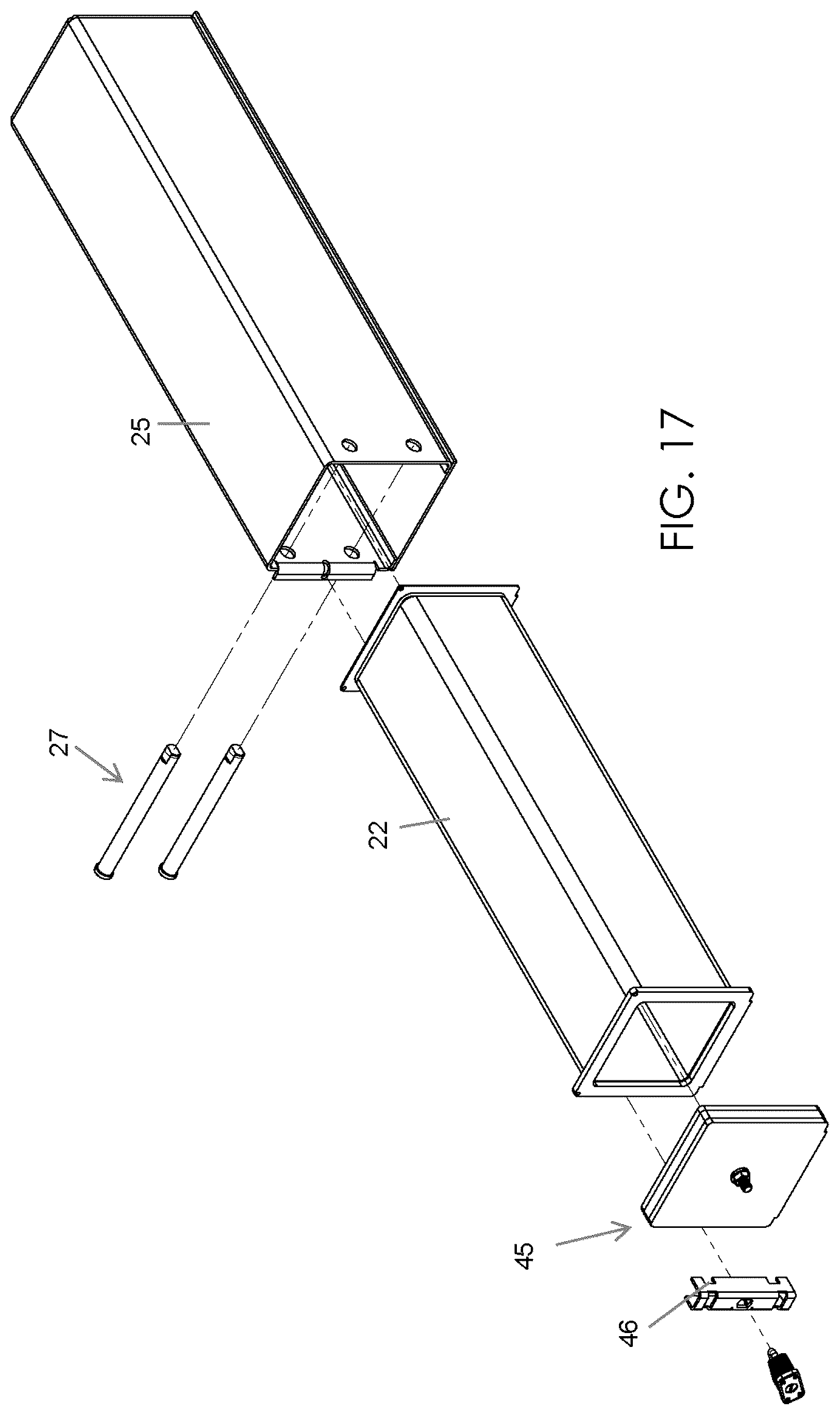 Patent US12414277 Figure 8 – Portable electromagnetic shielding enclosure having a compression hatch point of entry and associated method(s)