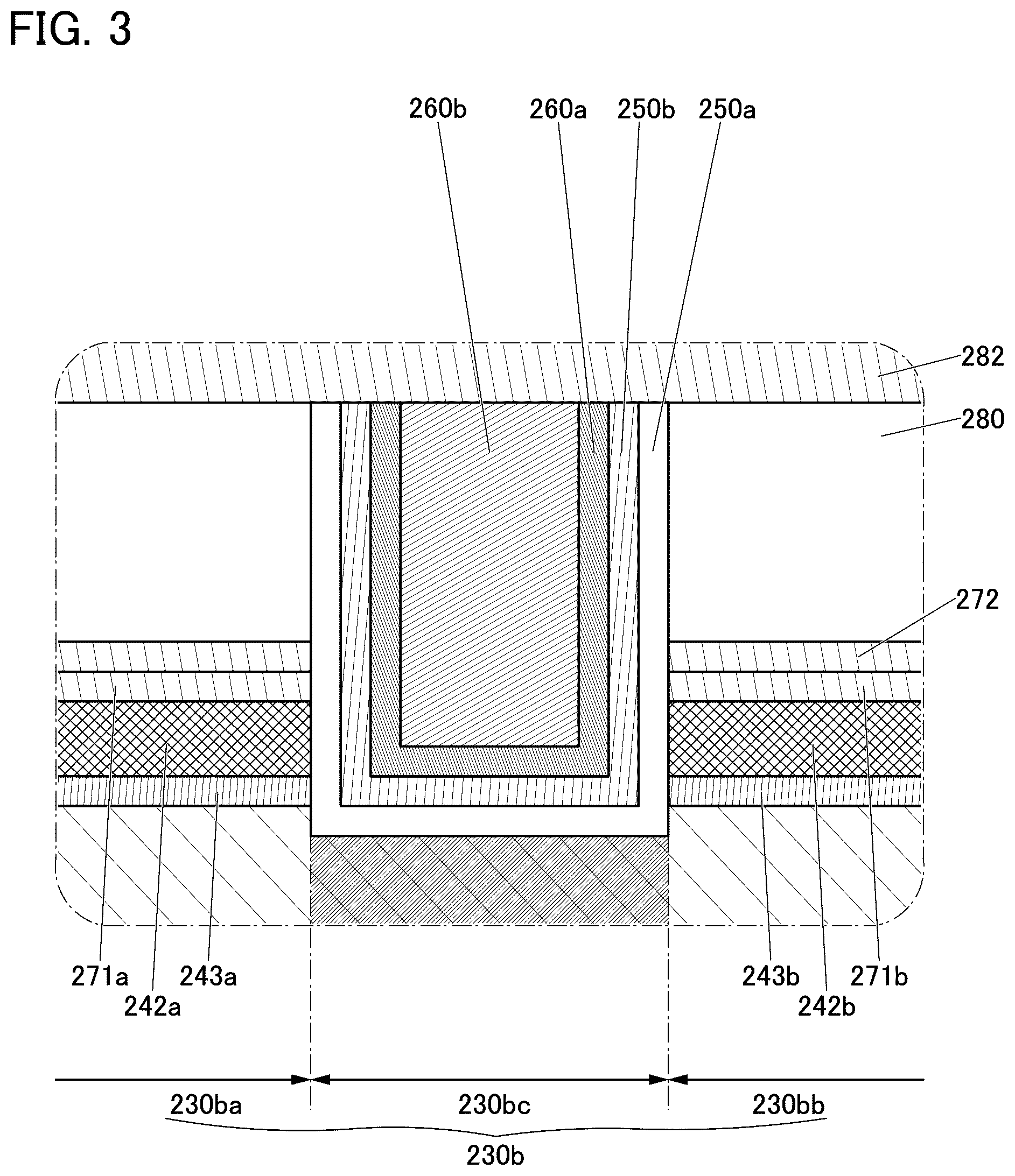 Patent US12414284 Figure 3 – Semiconductor device and method for manufacturing semiconductor device
