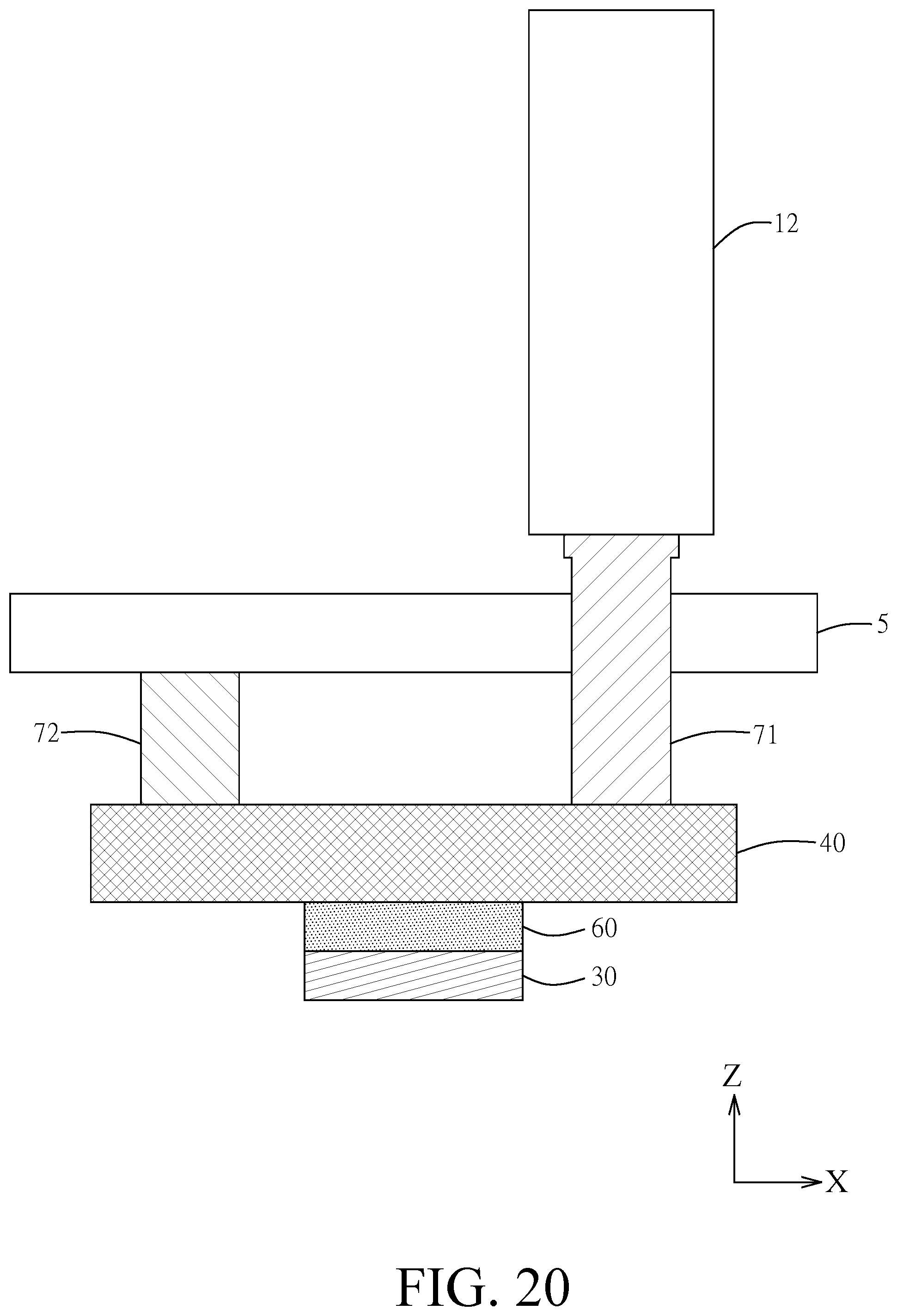 Patent US12414288 Figure 20 – Semiconductor device with a vertical channel wrapped around gate, and method for manufacturing the same
