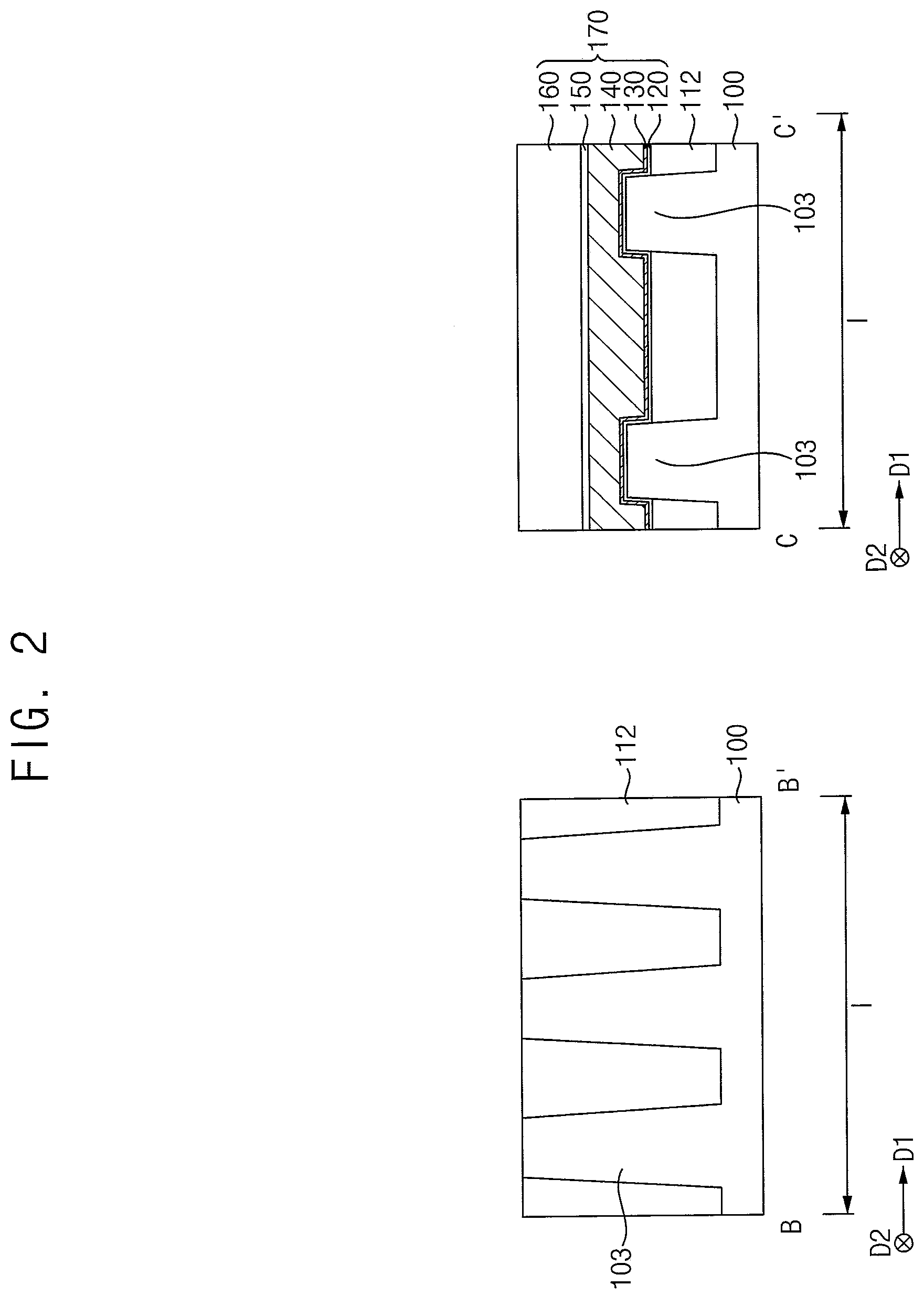 Patent US12414289 Figure 2 – Semiconductor devices having air spacer