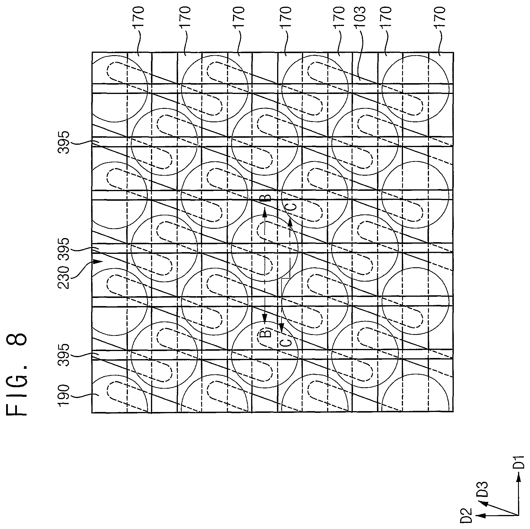 Patent US12414289 Figure 8 – Semiconductor devices having air spacer
