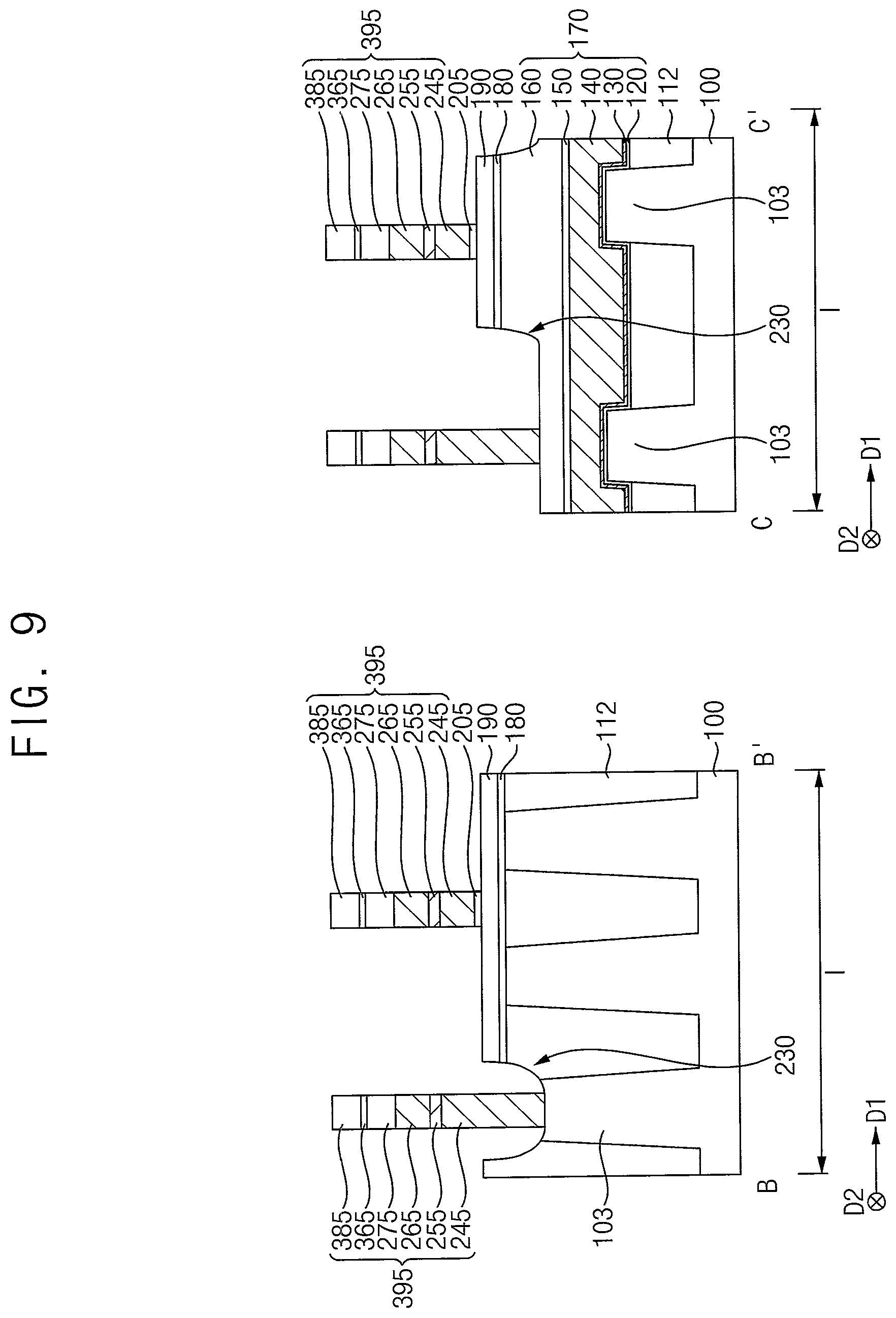 Patent US12414289 Figure 9 – Semiconductor devices having air spacer