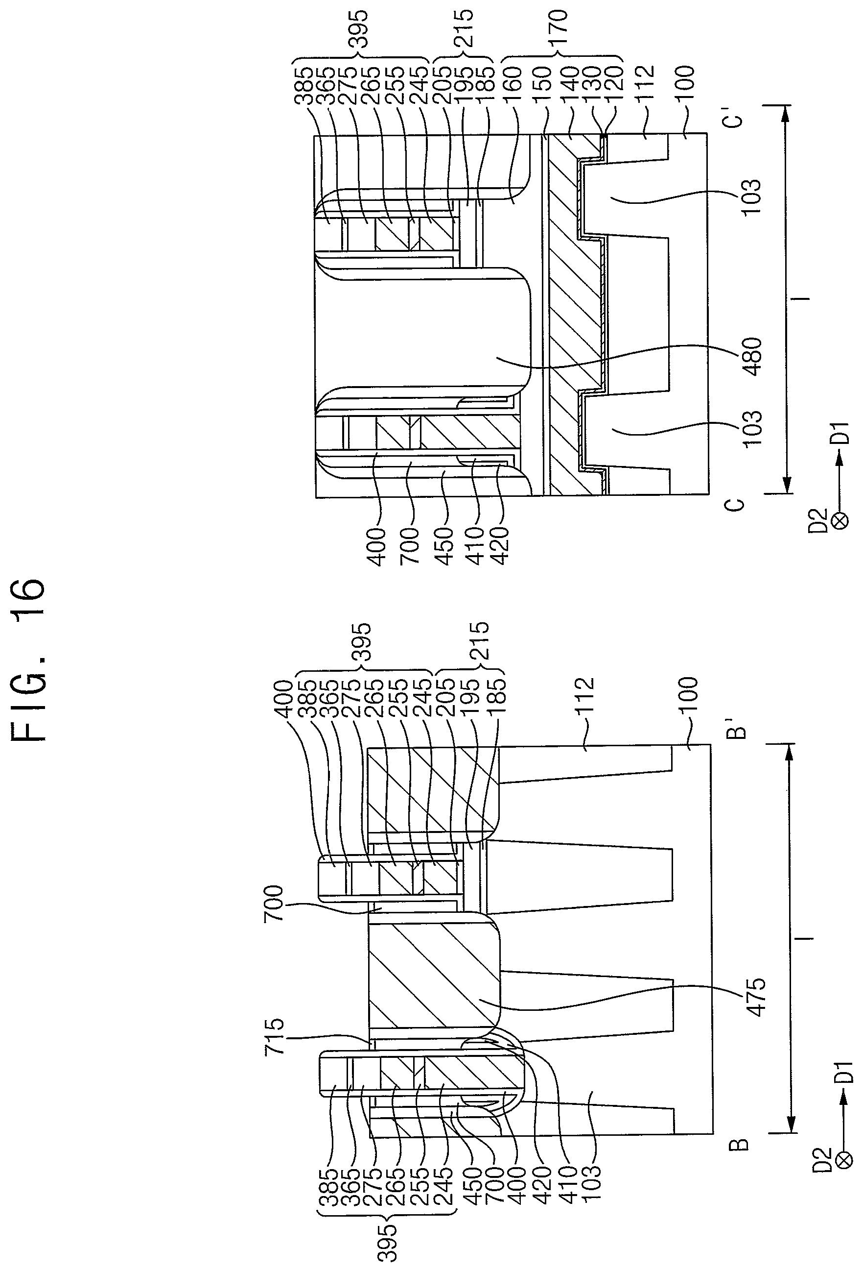 Patent US12414289 Figure 16 – Semiconductor devices having air spacer
