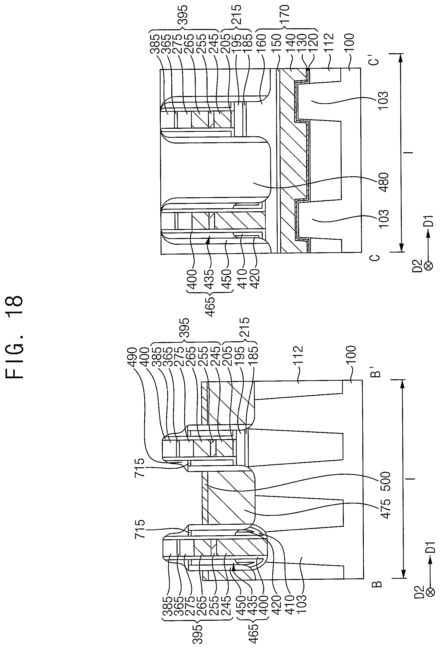 Patent US12414289 Figure 18 – Semiconductor devices having air spacer