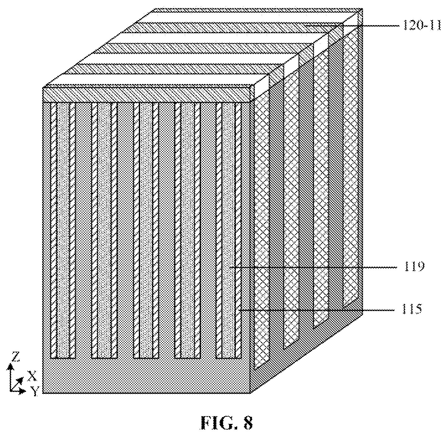Patent US12414291 Figure 8 – Semiconductor structure and manufacturing method thereof, and memory