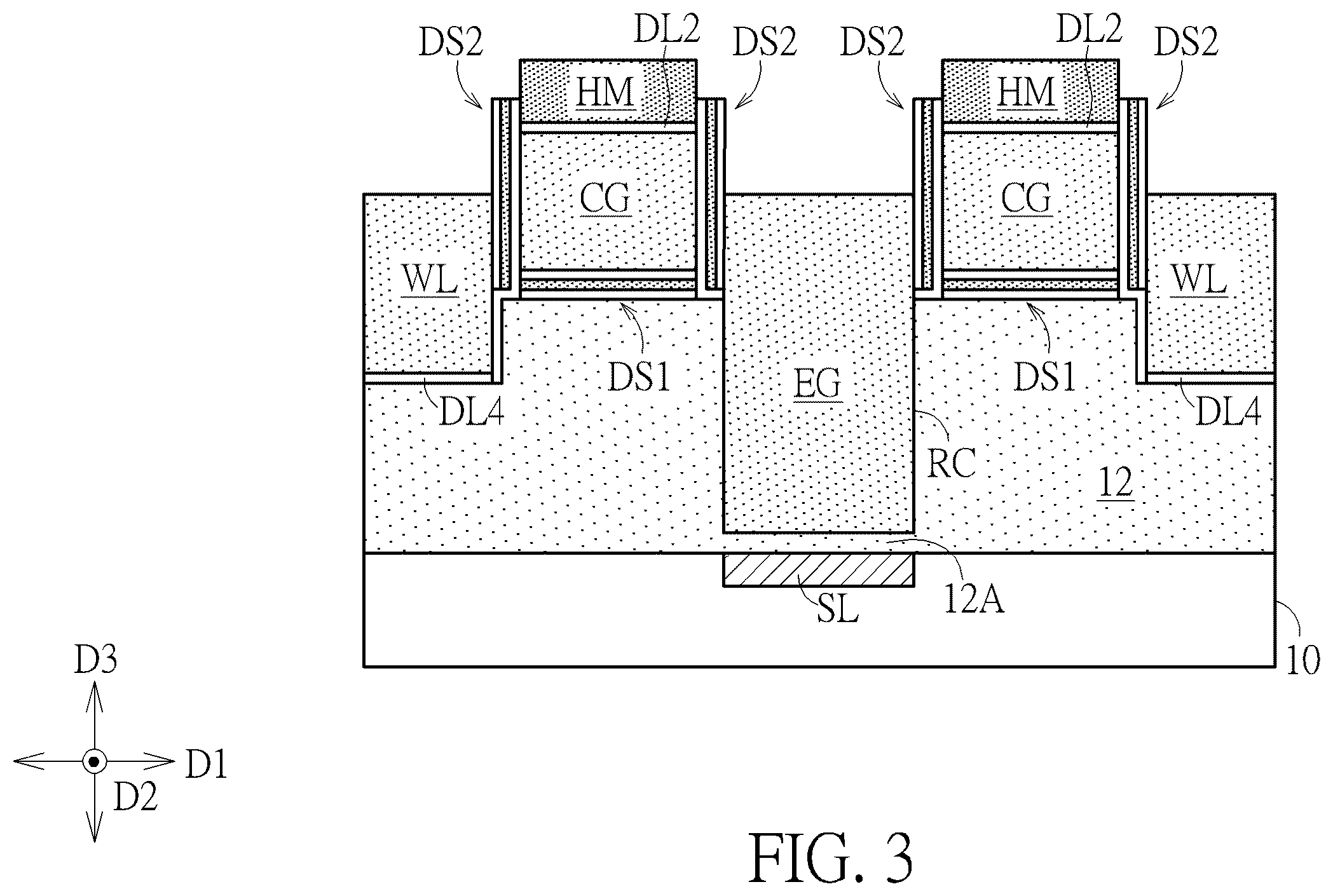 Patent US12414294 Figure 3 – Memory device