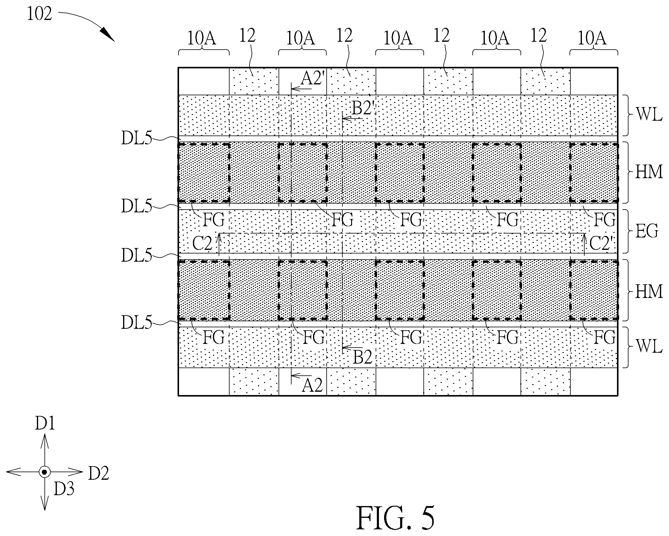 Patent US12414294 Figure 5 – Memory device