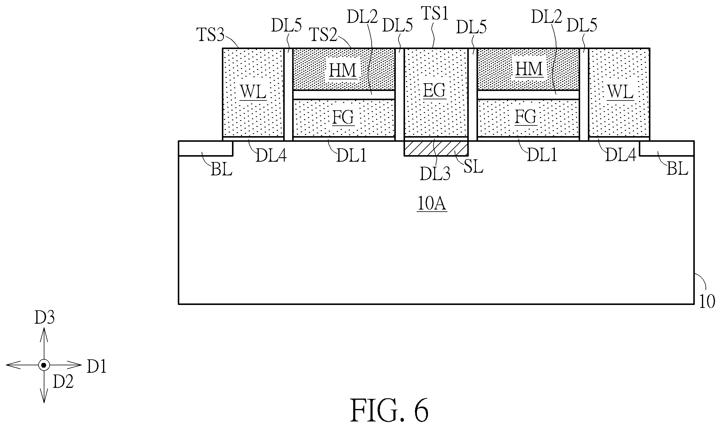 Patent US12414294 Figure 6 – Memory device