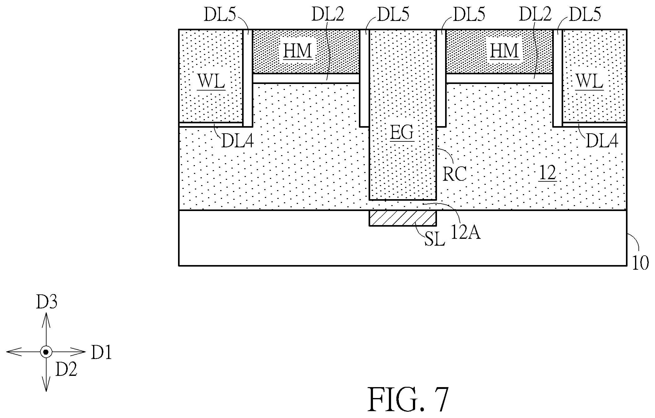 Patent US12414294 Figure 7 – Memory device