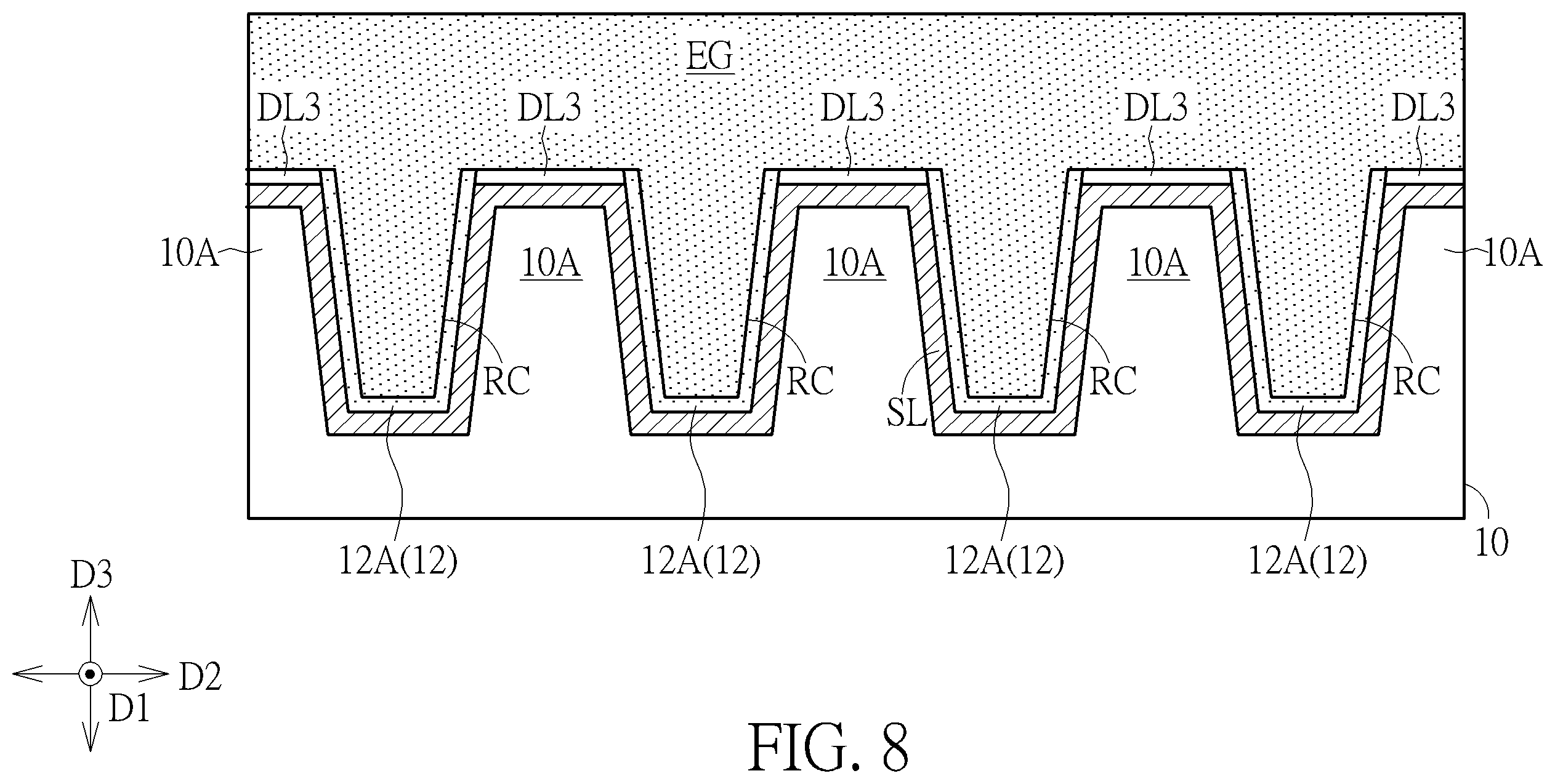 Patent US12414294 Figure 8 – Memory device