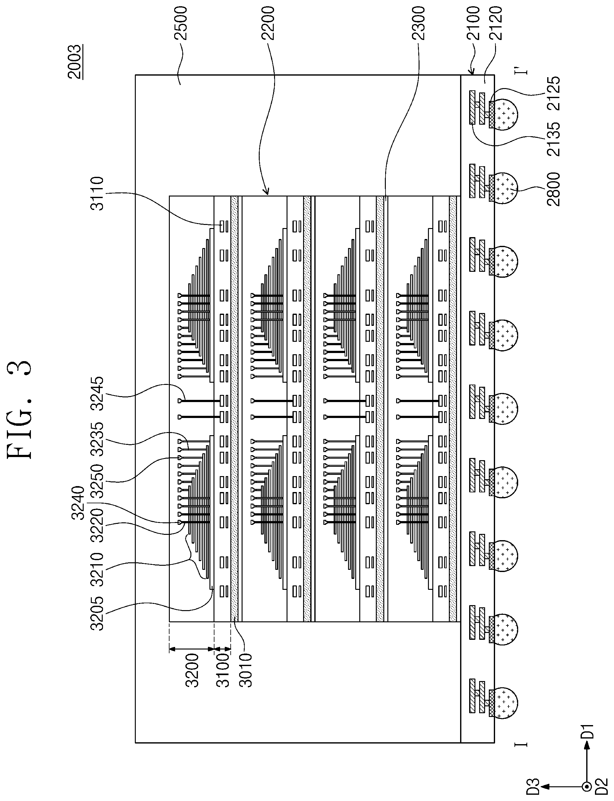 Patent US12414297 Figure 3 – Semiconductor device and electronic system including the same
