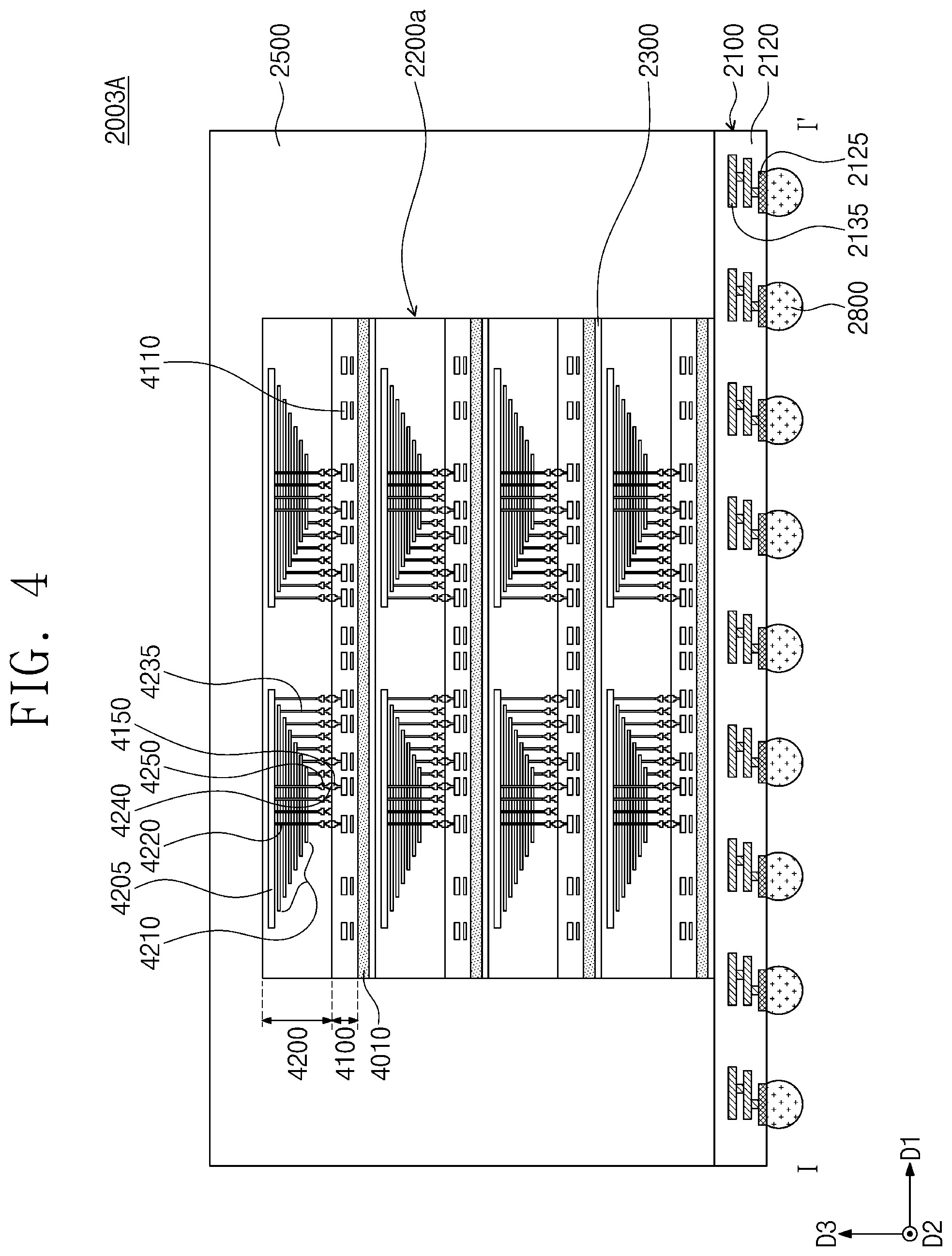 Patent US12414297 Figure 4 – Semiconductor device and electronic system including the same