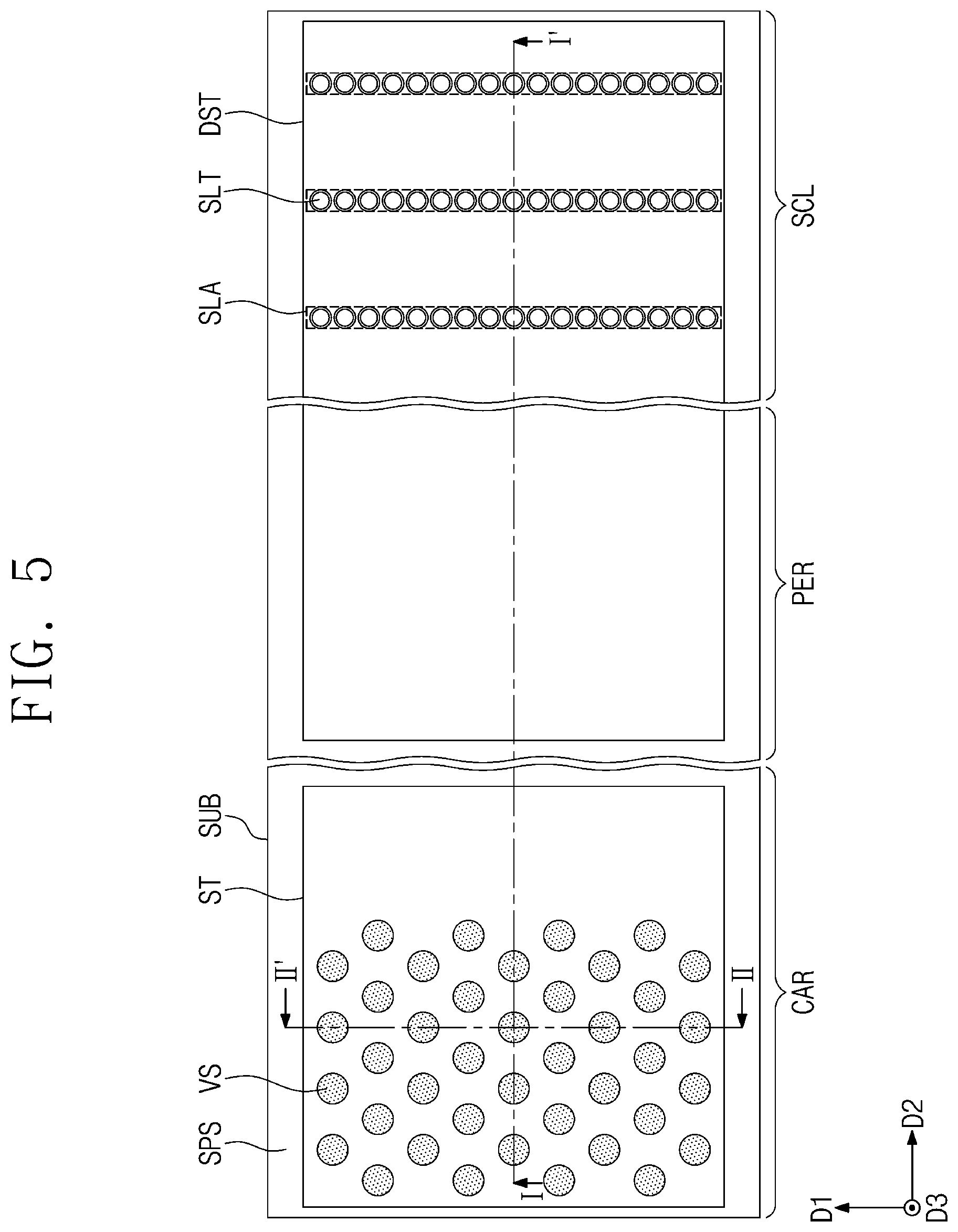Patent US12414297 Figure 5 – Semiconductor device and electronic system including the same