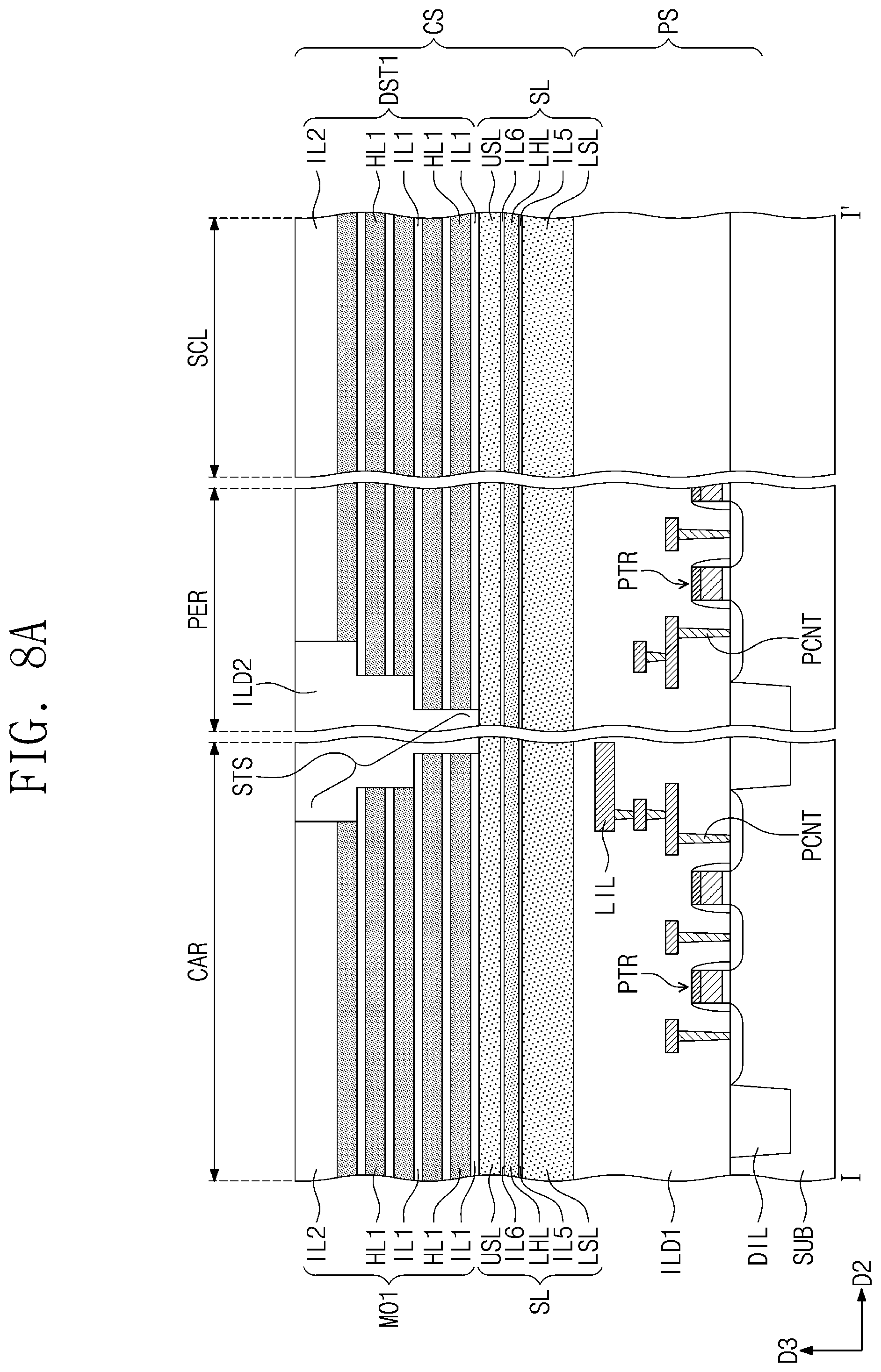 Patent US12414297 Figure 10 – Semiconductor device and electronic system including the same