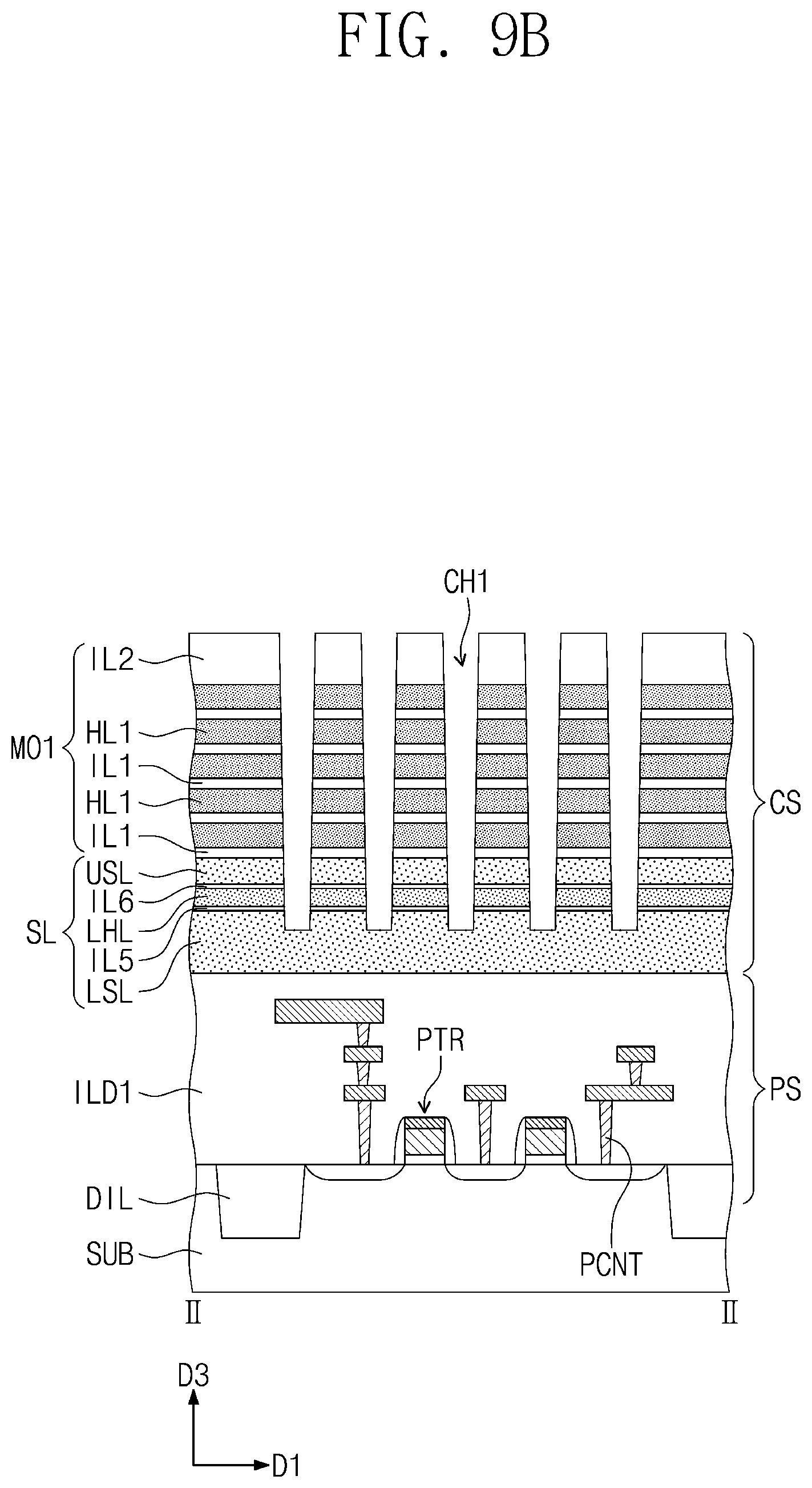 Patent US12414297 Figure 13 – Semiconductor device and electronic system including the same