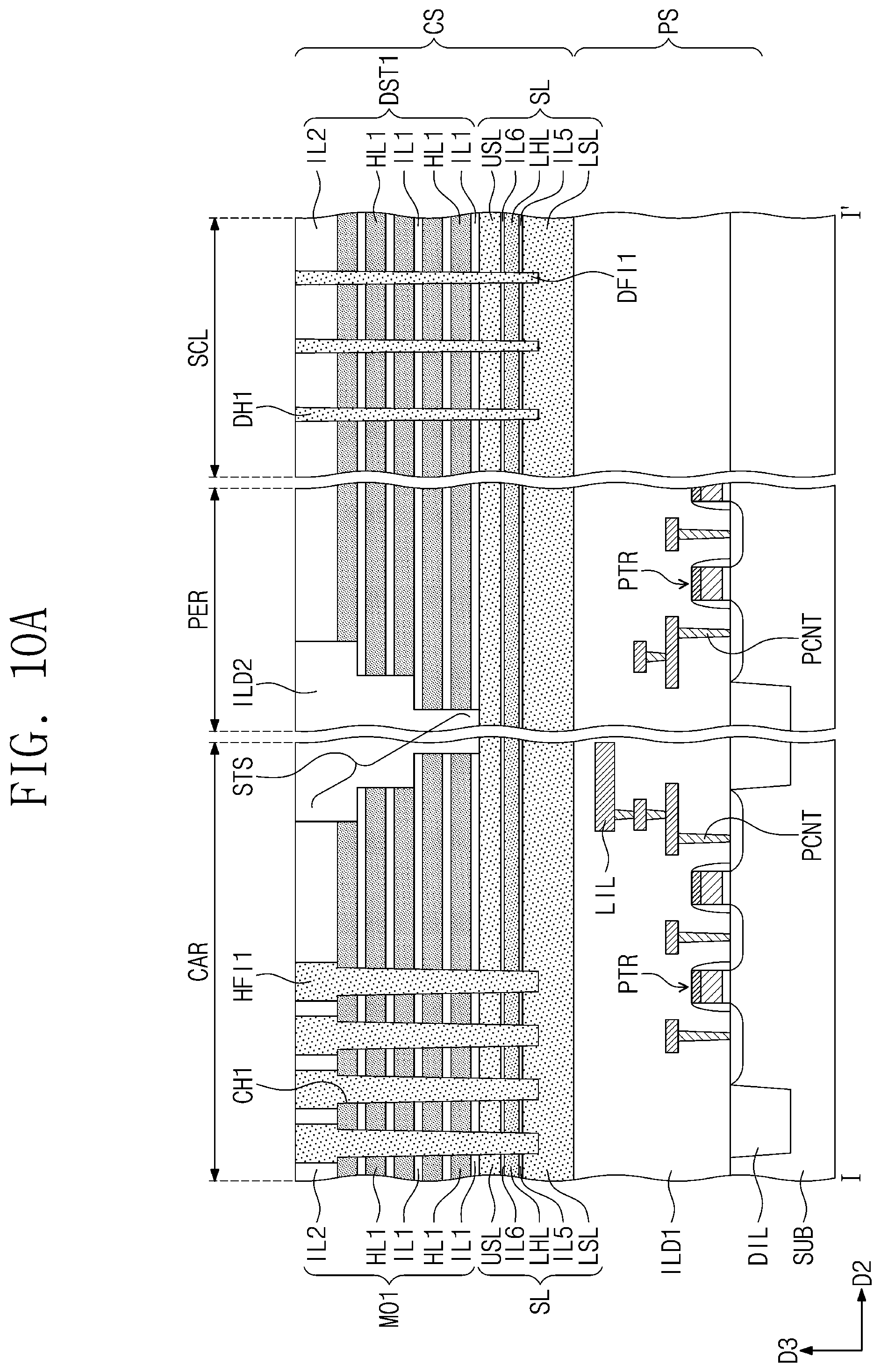 Patent US12414297 Figure 14 – Semiconductor device and electronic system including the same