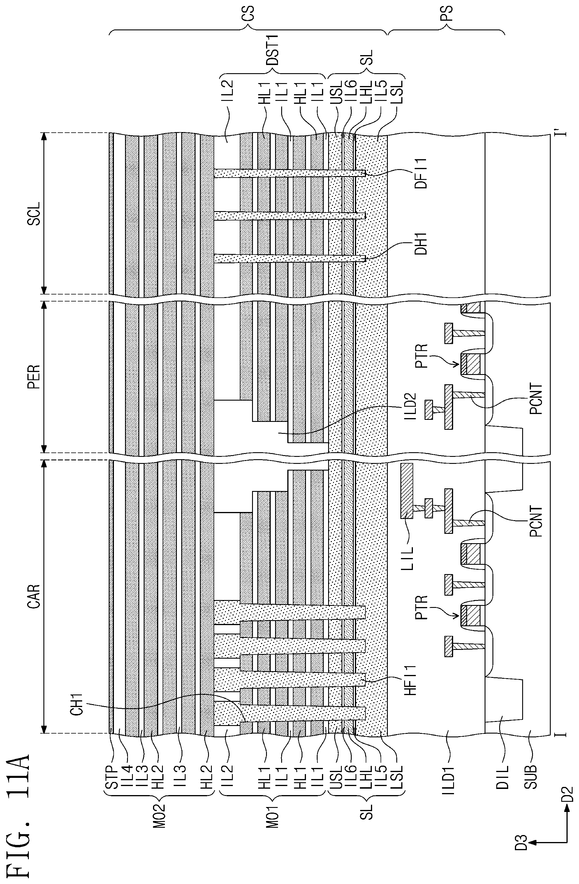 Patent US12414297 Figure 16 – Semiconductor device and electronic system including the same