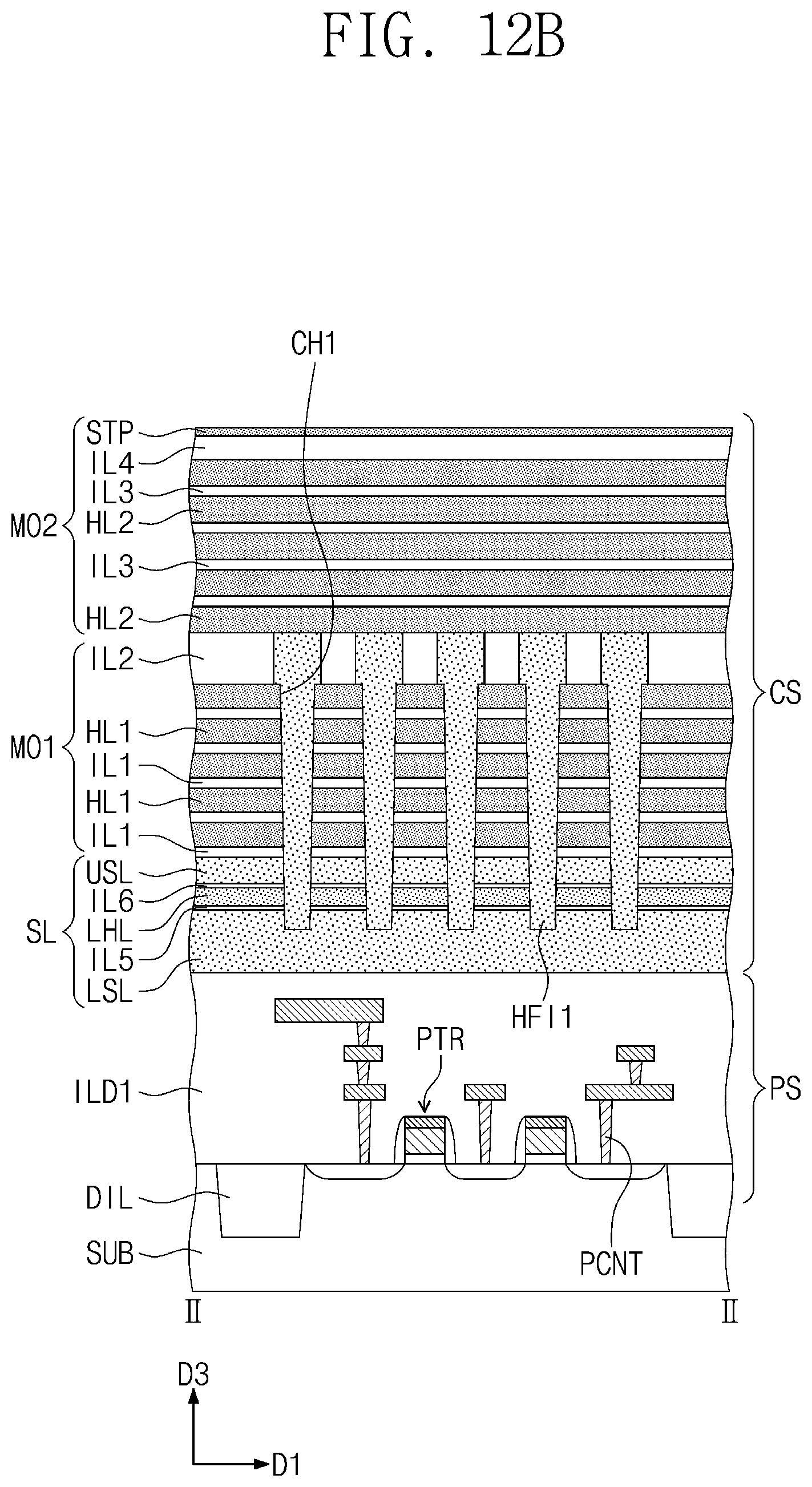 Patent US12414297 Figure 19 – Semiconductor device and electronic system including the same