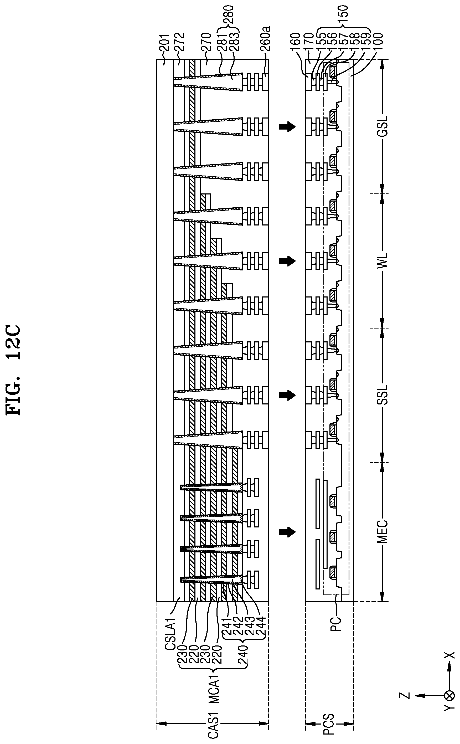 Patent US12414310 Figure 20 – Semiconductor memory devices and method of manufacturing the same