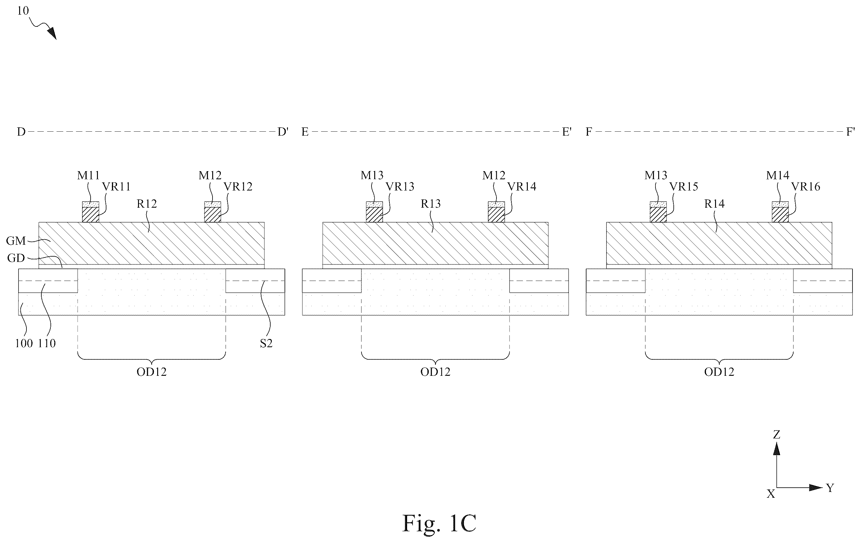 Patent US12414311 Figure 3 – Integrated circuit with feol resistor