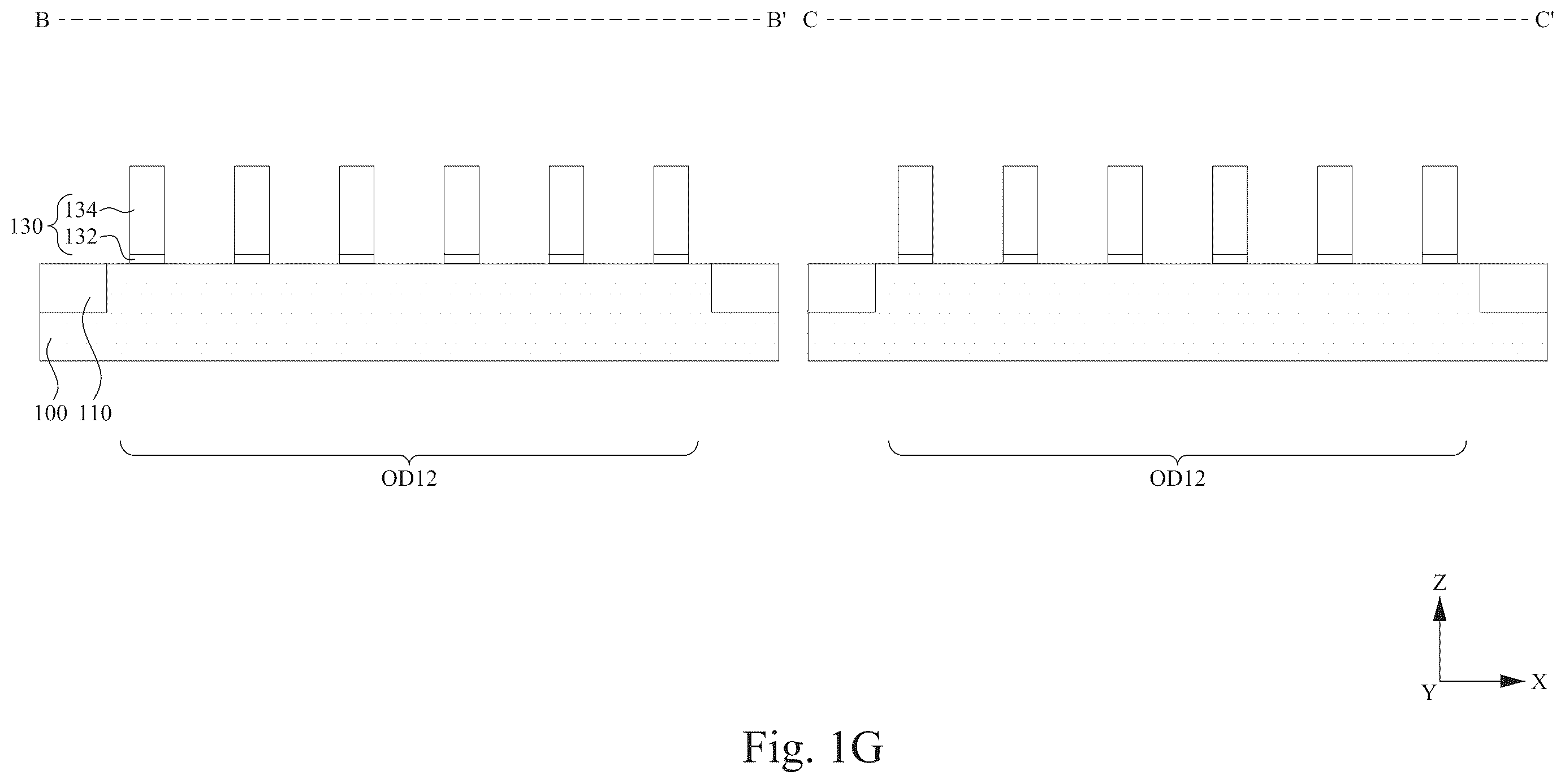 Patent US12414311 Figure 7 – Integrated circuit with feol resistor