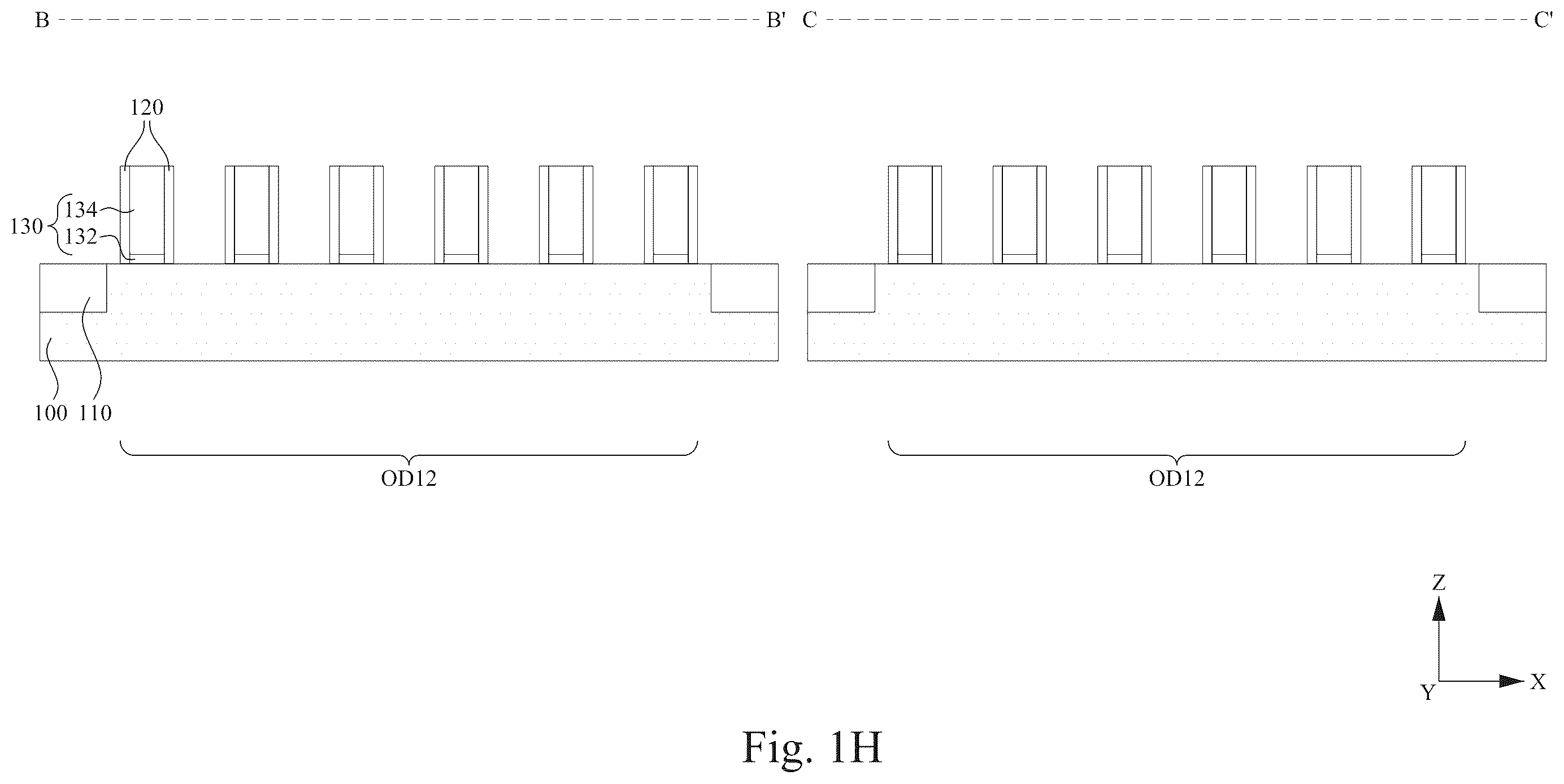 Patent US12414311 Figure 8 – Integrated circuit with feol resistor