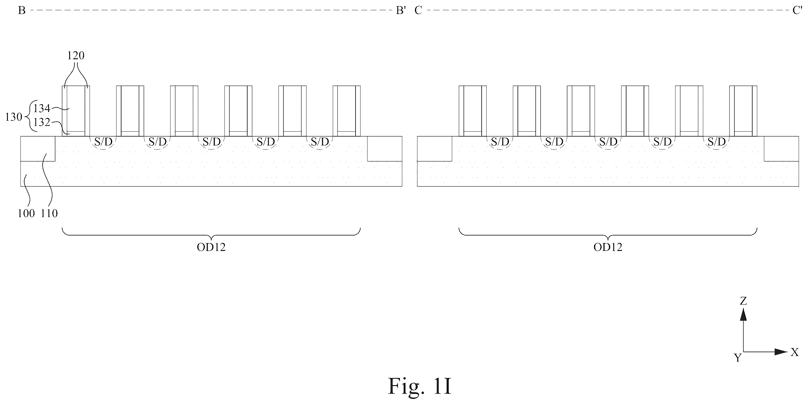 Patent US12414311 Figure 9 – Integrated circuit with feol resistor