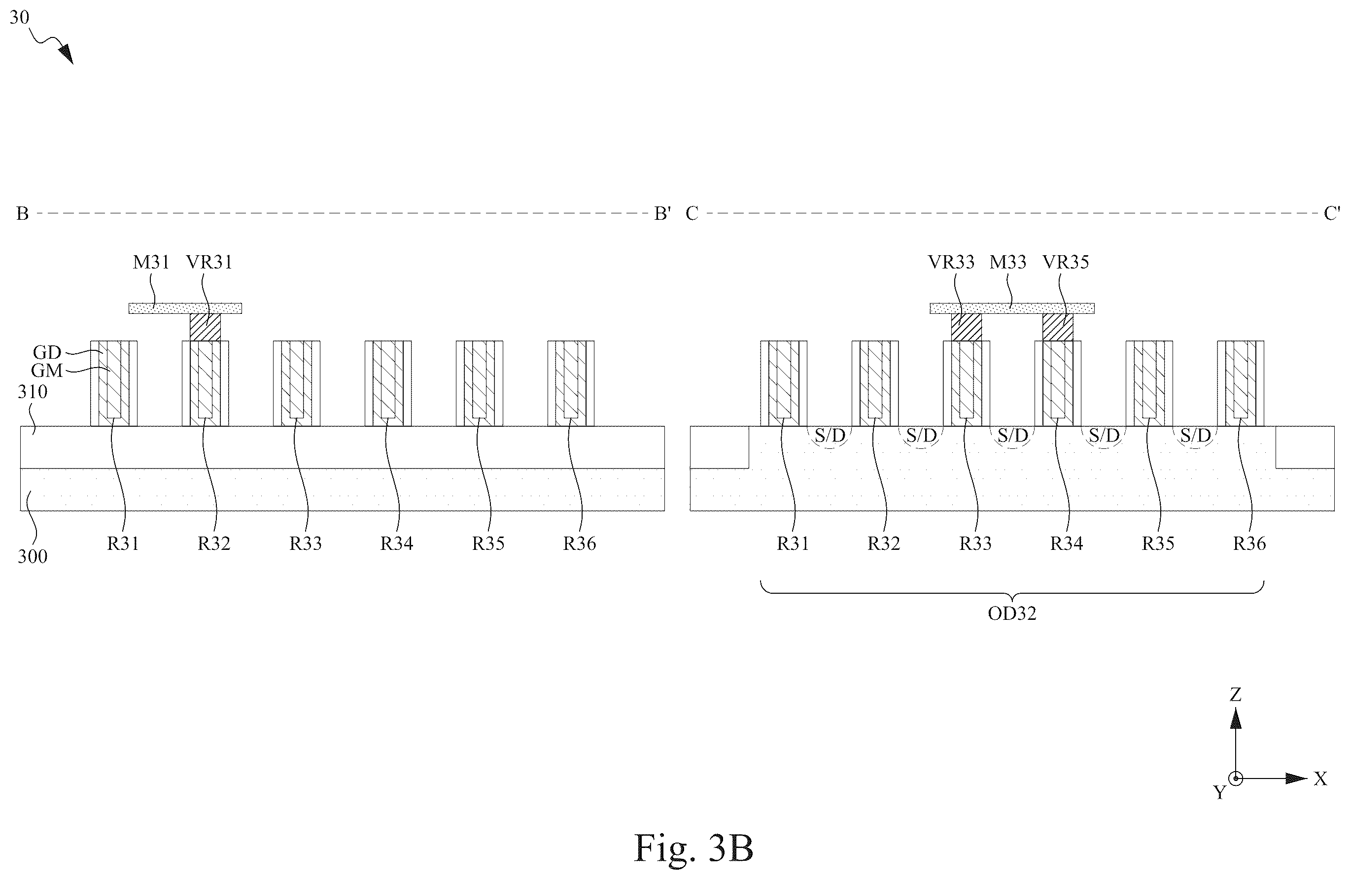 Patent US12414311 Figure 17 – Integrated circuit with feol resistor