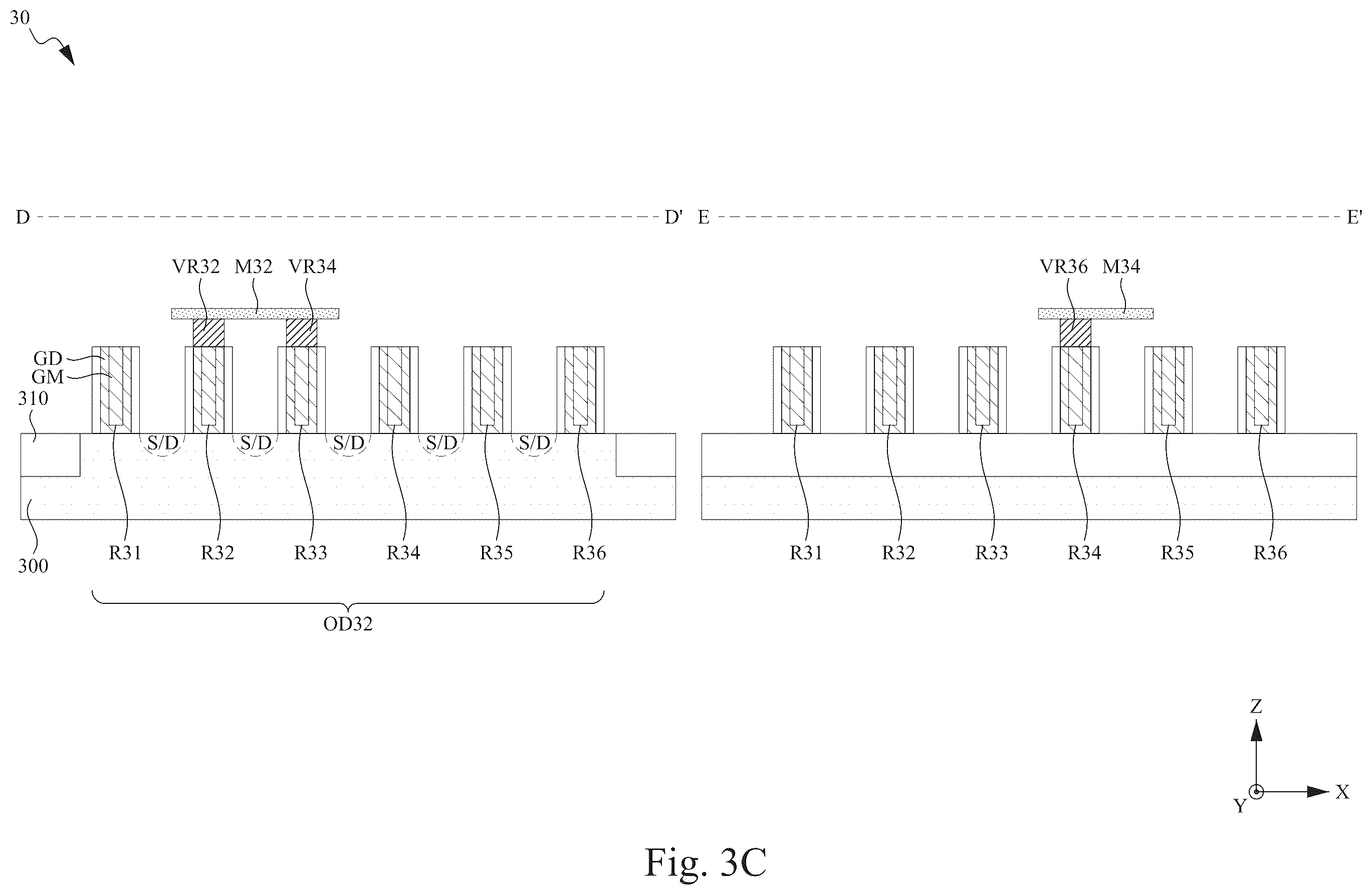 Patent US12414311 Figure 18 – Integrated circuit with feol resistor