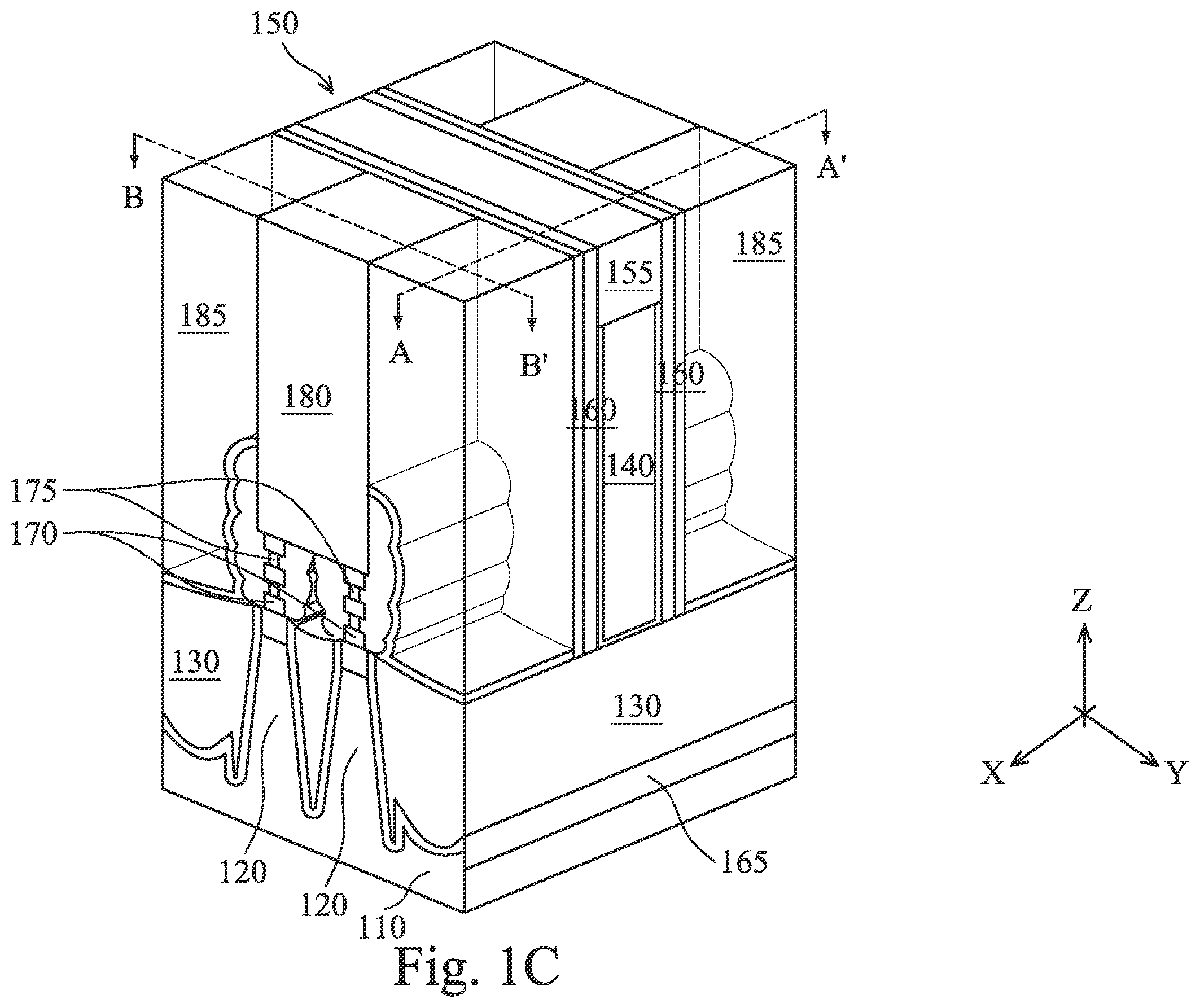 Patent US12414321 Figure 2 – Contact profile optimization for IC device performance improvement