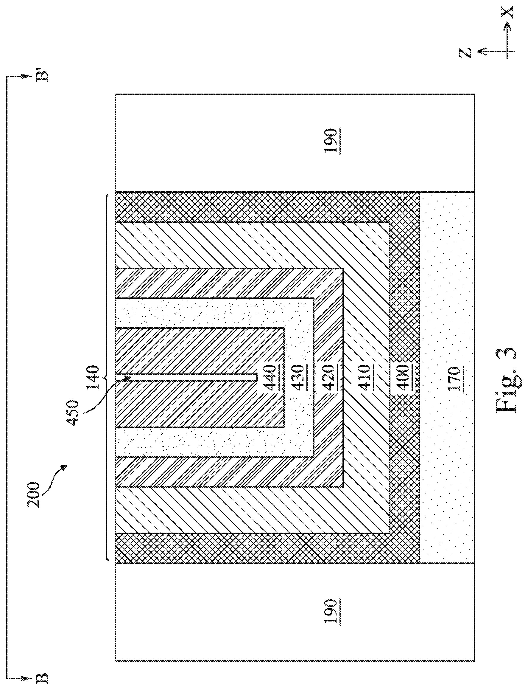 Patent US12414329 Figure 4 – Forming low-resistance capping layer over metal gate electrode