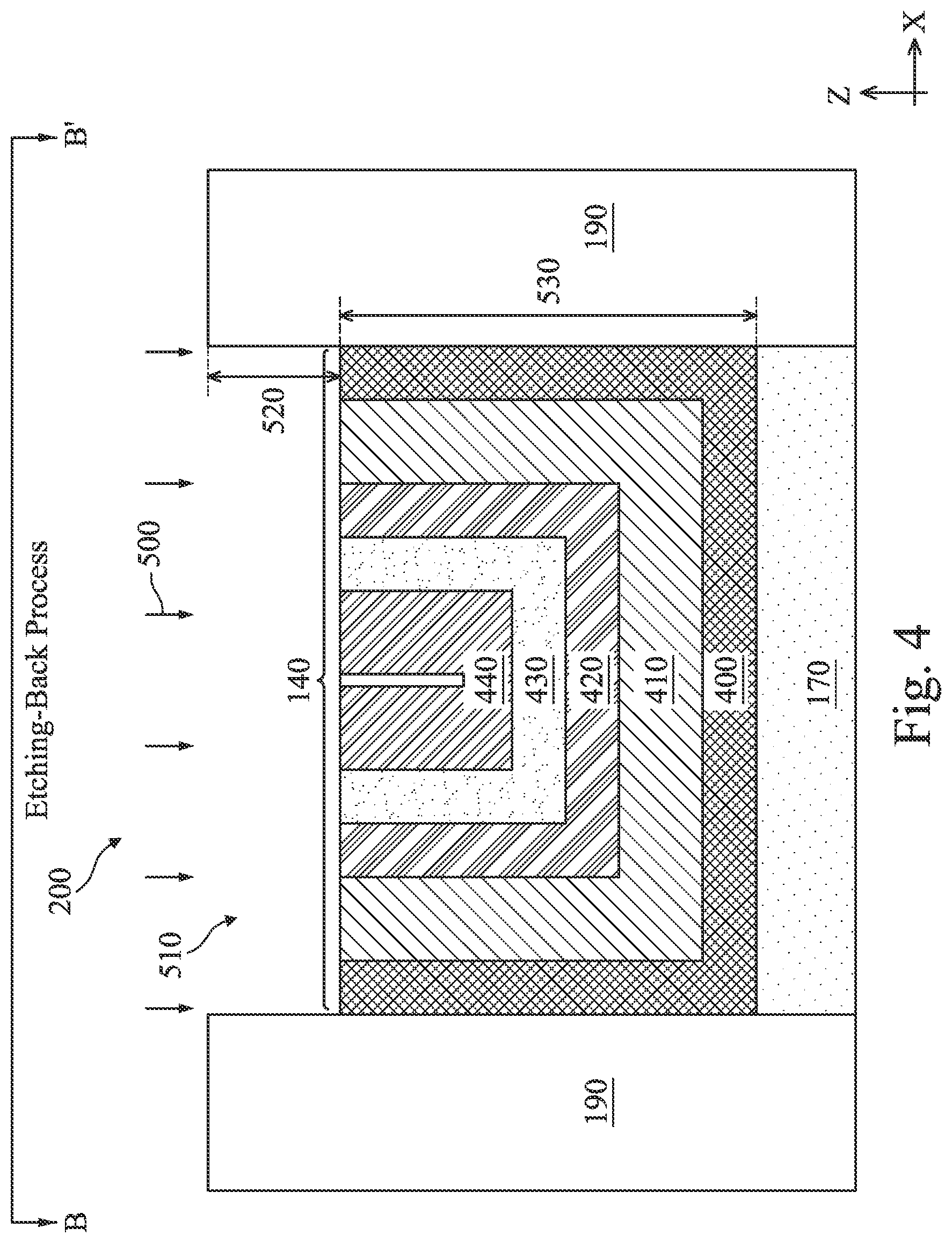 Patent US12414329 Figure 5 – Forming low-resistance capping layer over metal gate electrode