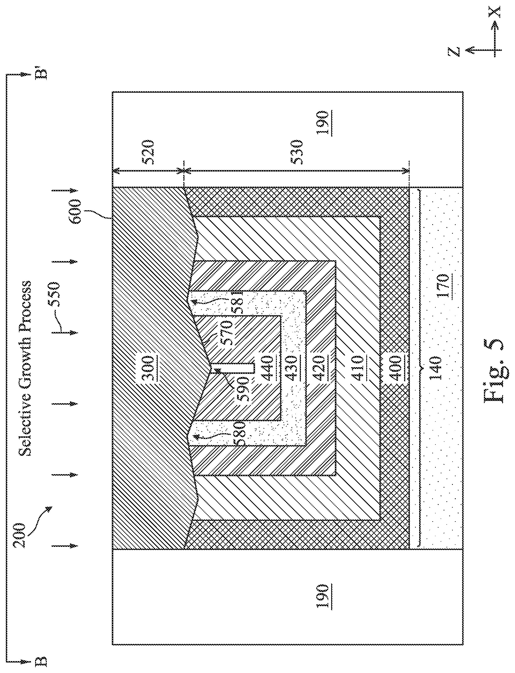 Patent US12414329 Figure 6 – Forming low-resistance capping layer over metal gate electrode
