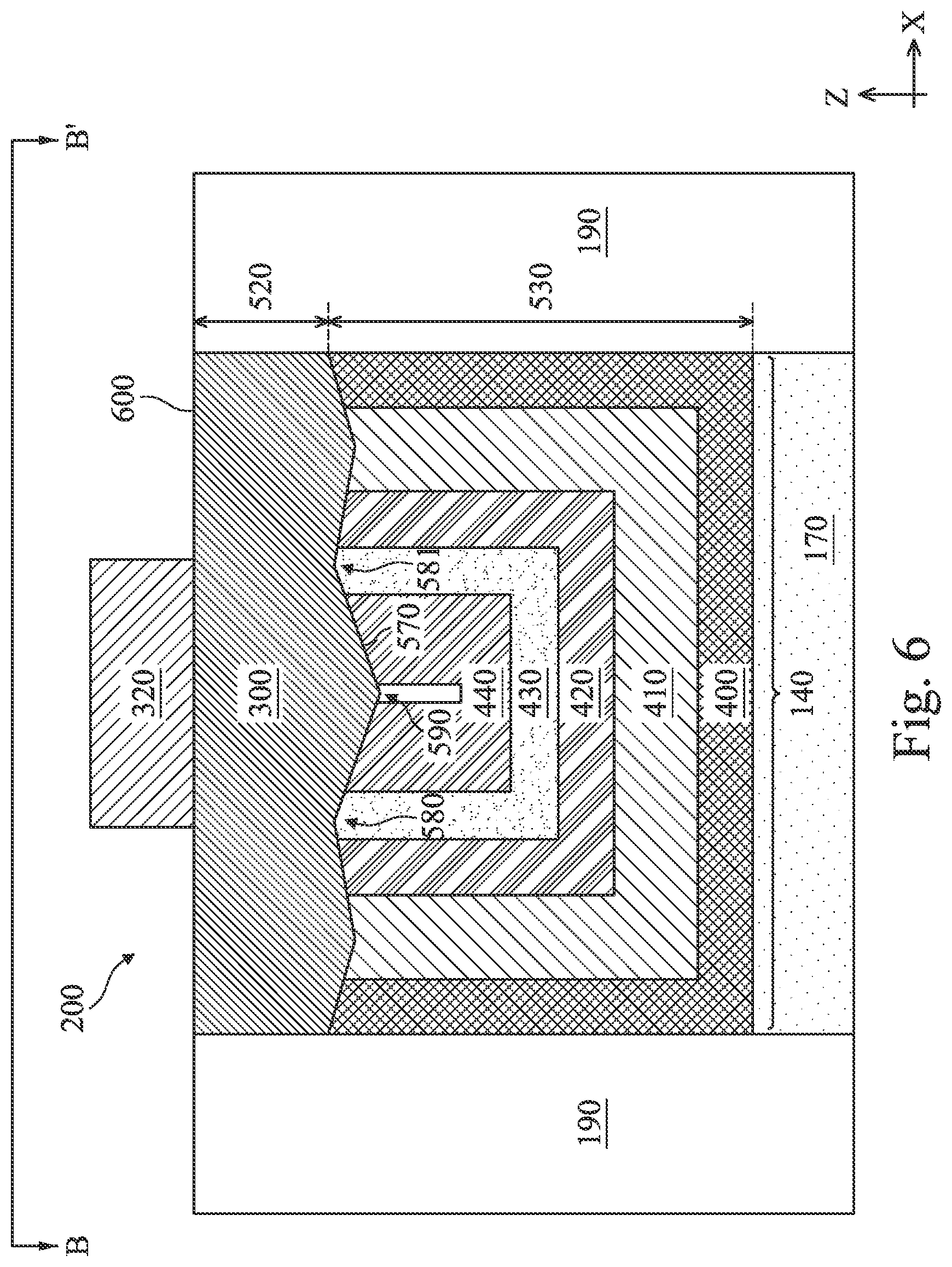 Patent US12414329 Figure 7 – Forming low-resistance capping layer over metal gate electrode