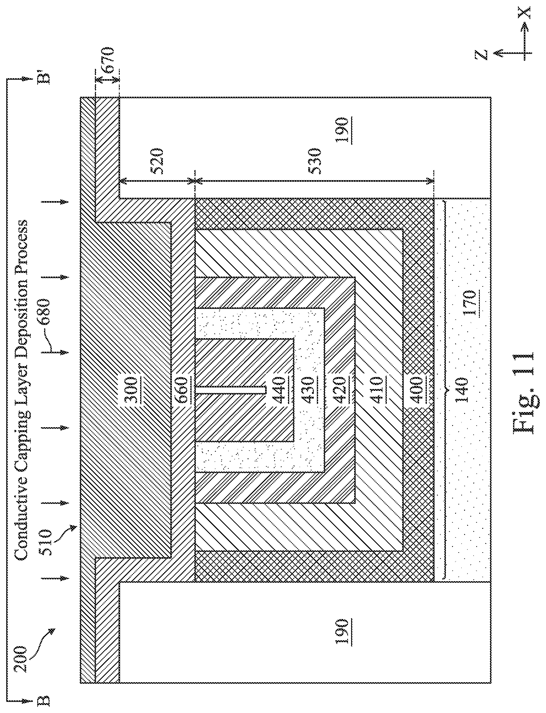 Patent US12414329 Figure 12 – Forming low-resistance capping layer over metal gate electrode