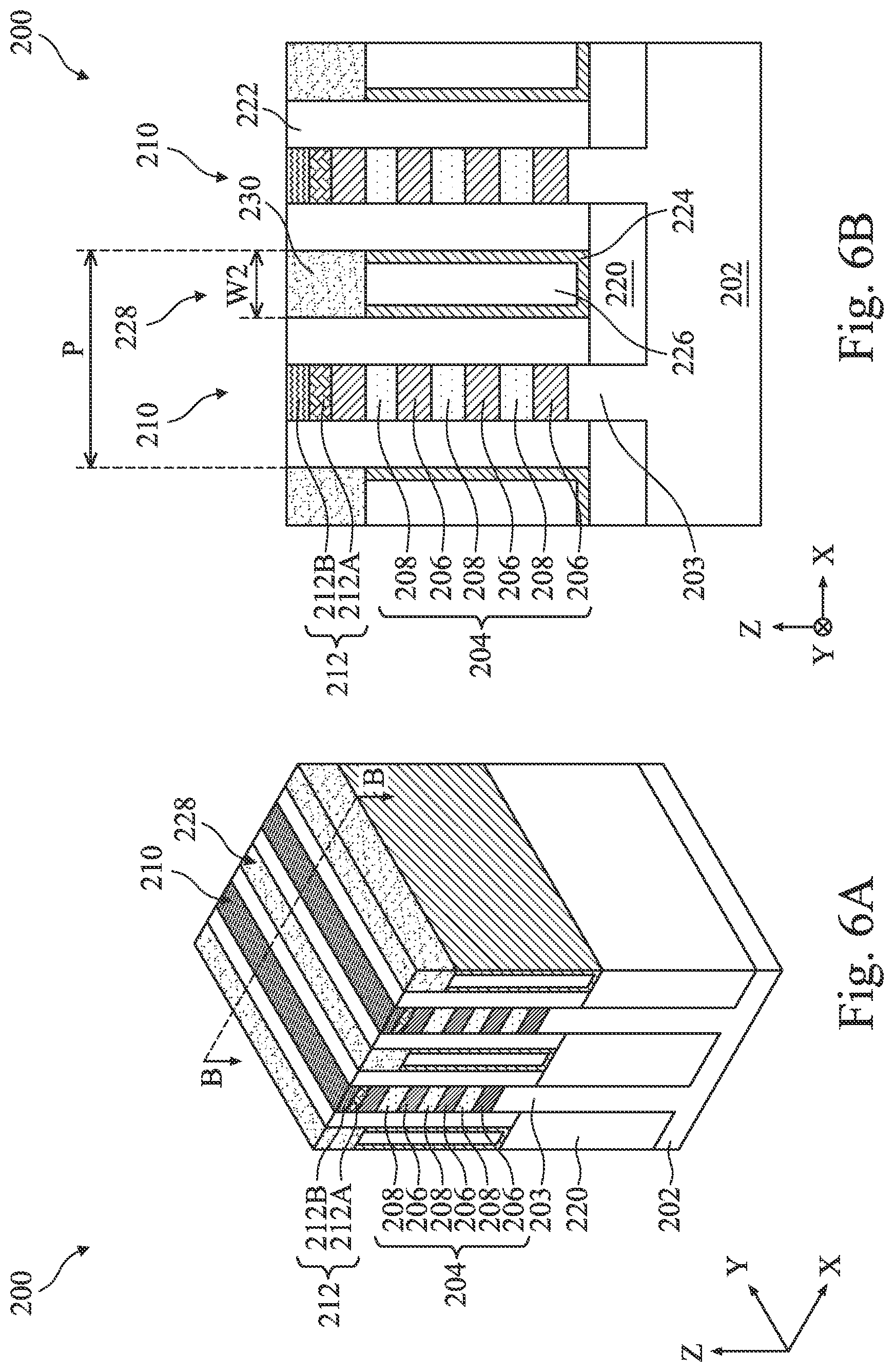 Patent US12414330 Figure 7 – Multi-gate device including semiconductor fin between dielectric fins and method of fabrication thereof