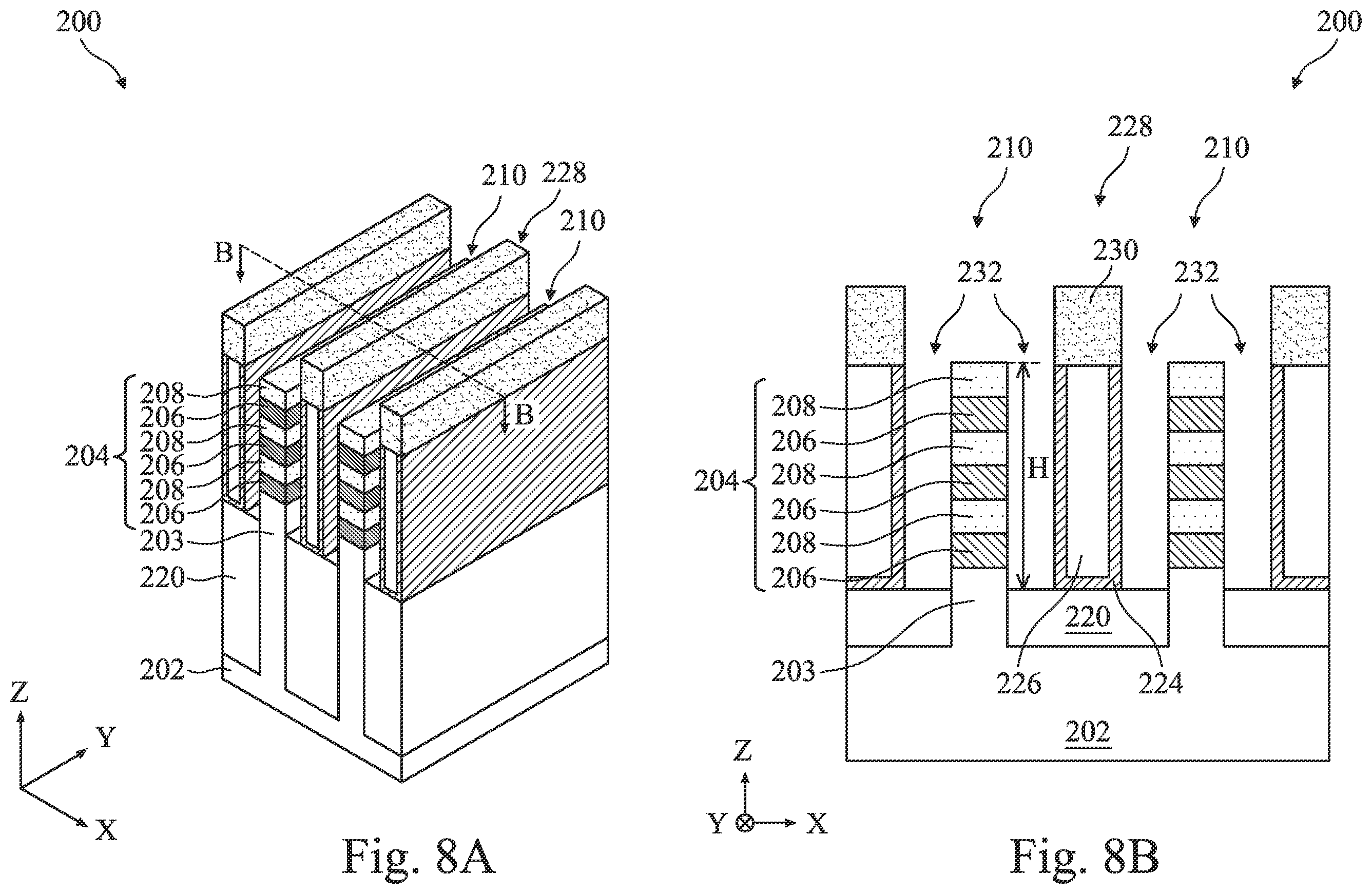 Patent US12414330 Figure 9 – Multi-gate device including semiconductor fin between dielectric fins and method of fabrication thereof