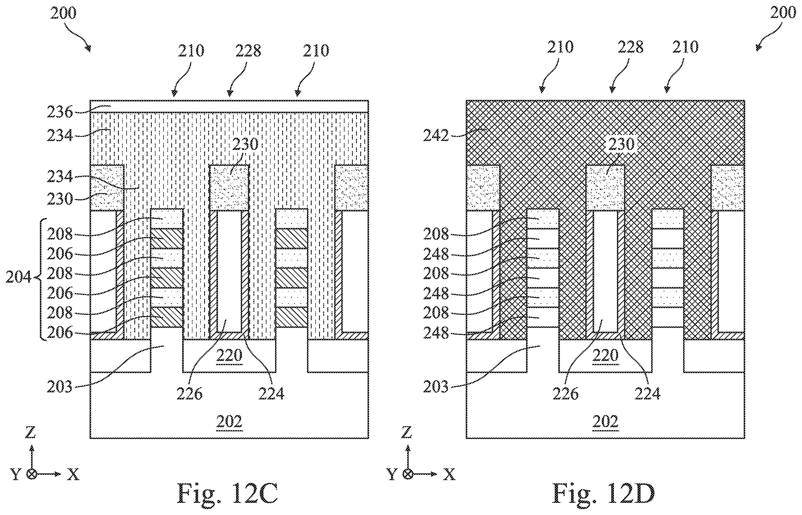 Patent US12414330 Figure 19 – Multi-gate device including semiconductor fin between dielectric fins and method of fabrication thereof