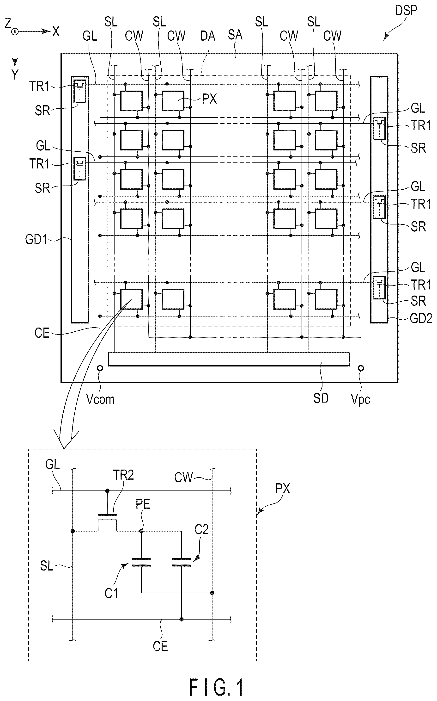 Patent US12414333 Figure 1 – Semiconductor device