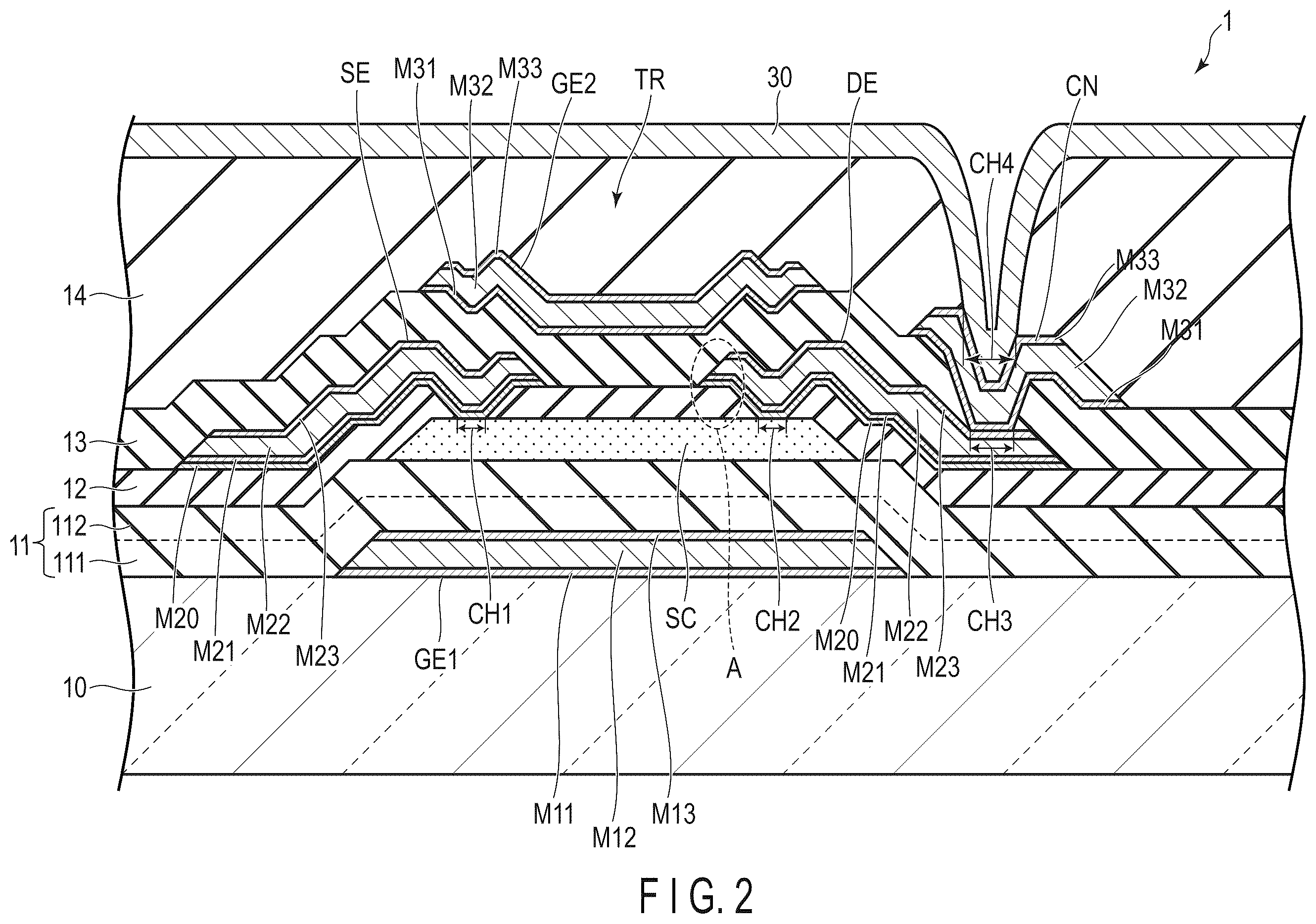 Patent US12414333 Figure 2 – Semiconductor device